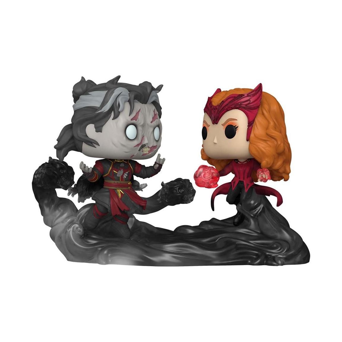 Funko POP! Marvel Multiverse Madness Dr. Strange Dead Strange and The Scarlet Witch 5.29-in Vinyl Bobblehead