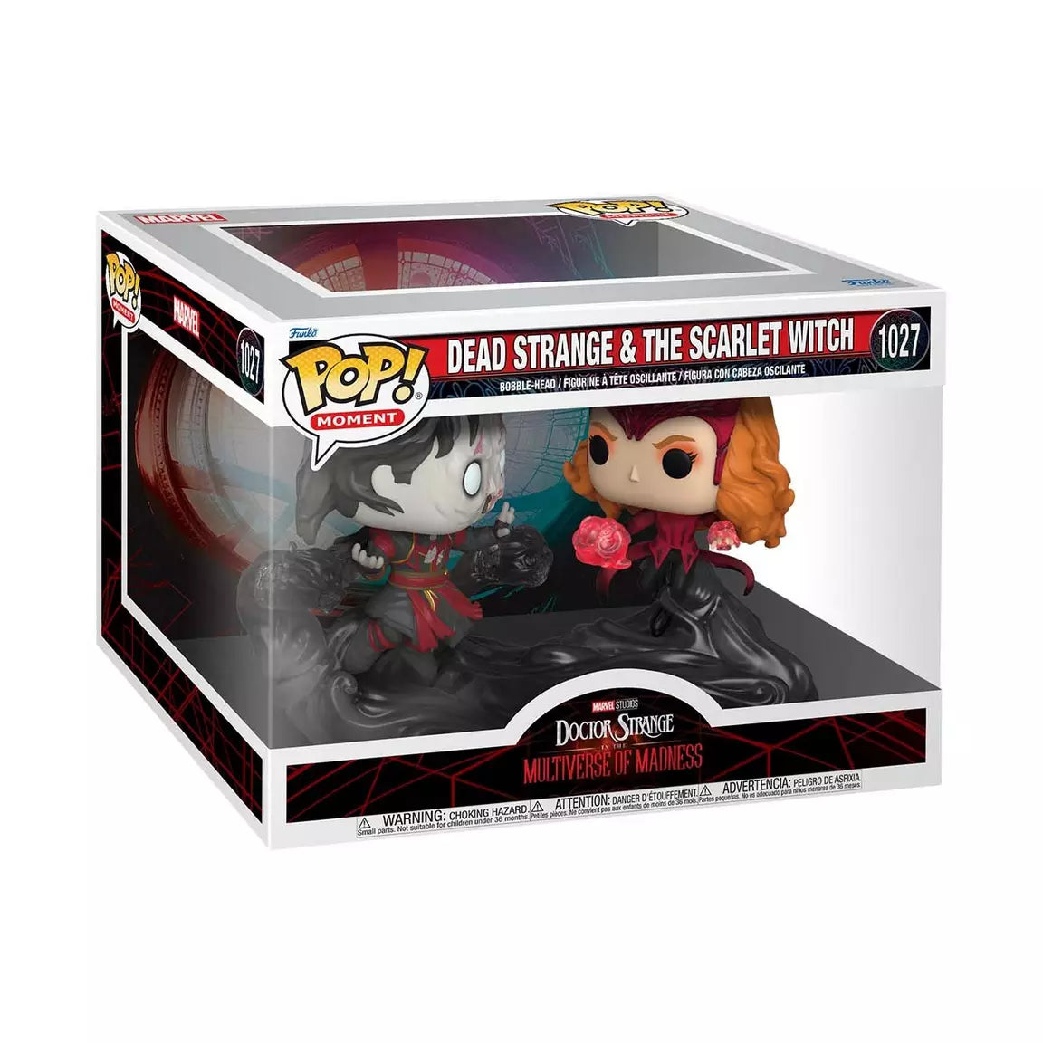 Funko POP! Marvel Multiverse Madness Dr. Strange Dead Strange and The Scarlet Witch 5.29-in Vinyl Bobblehead