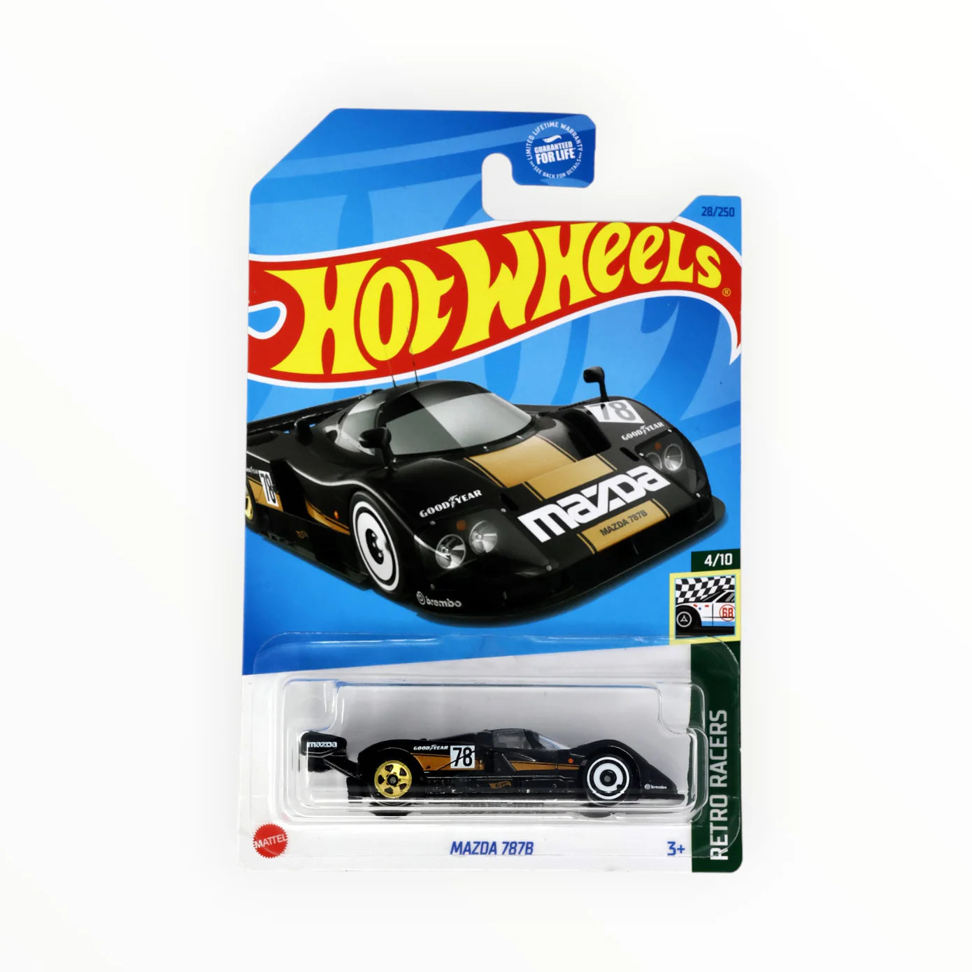 Hot Wheels Mazda 787B - Mainline (2023) 28/250 4/10 Black Dollar General Exclusive