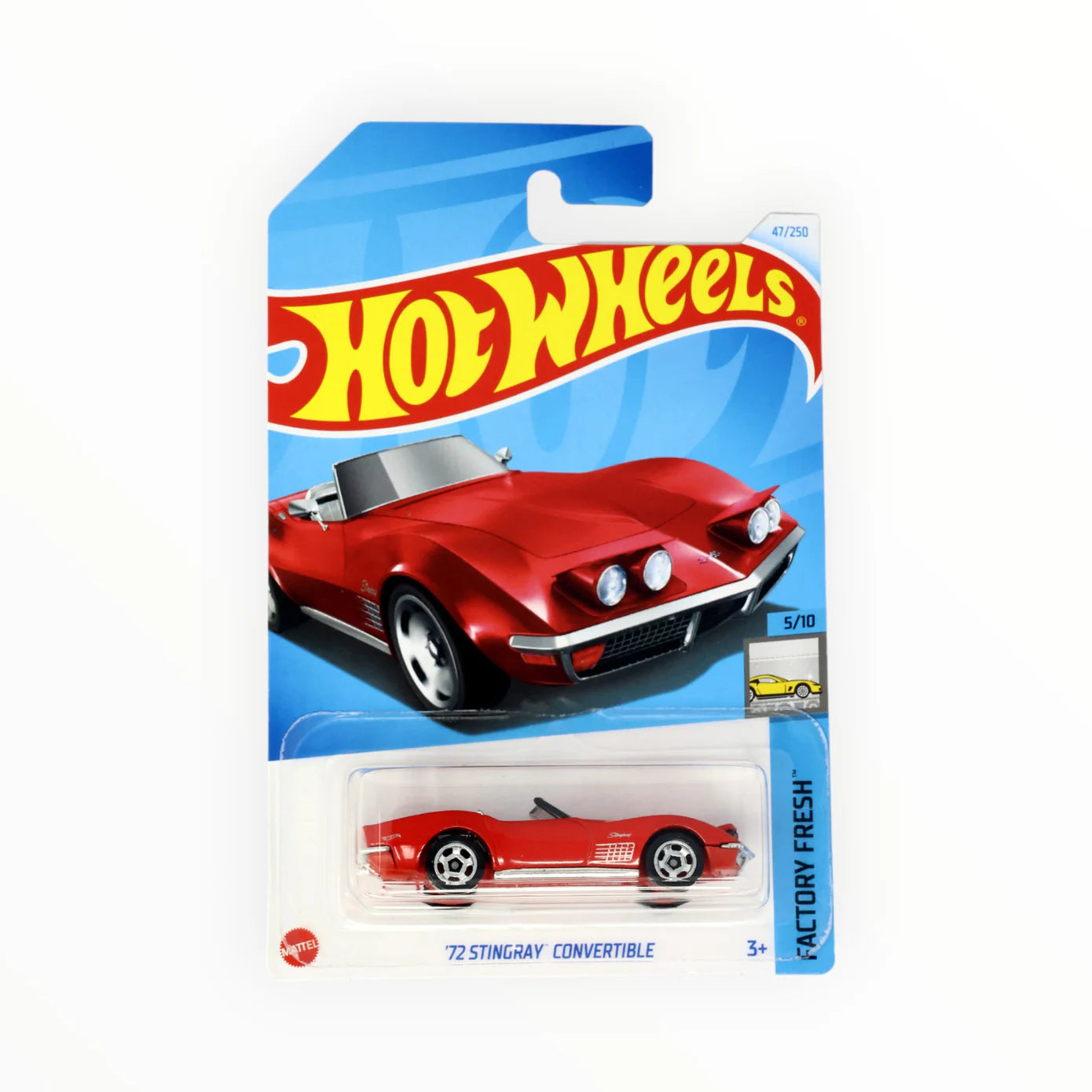 Hot Wheels '72 Stingray Convertible - Mainline (2024) 47/250 5/10 Red