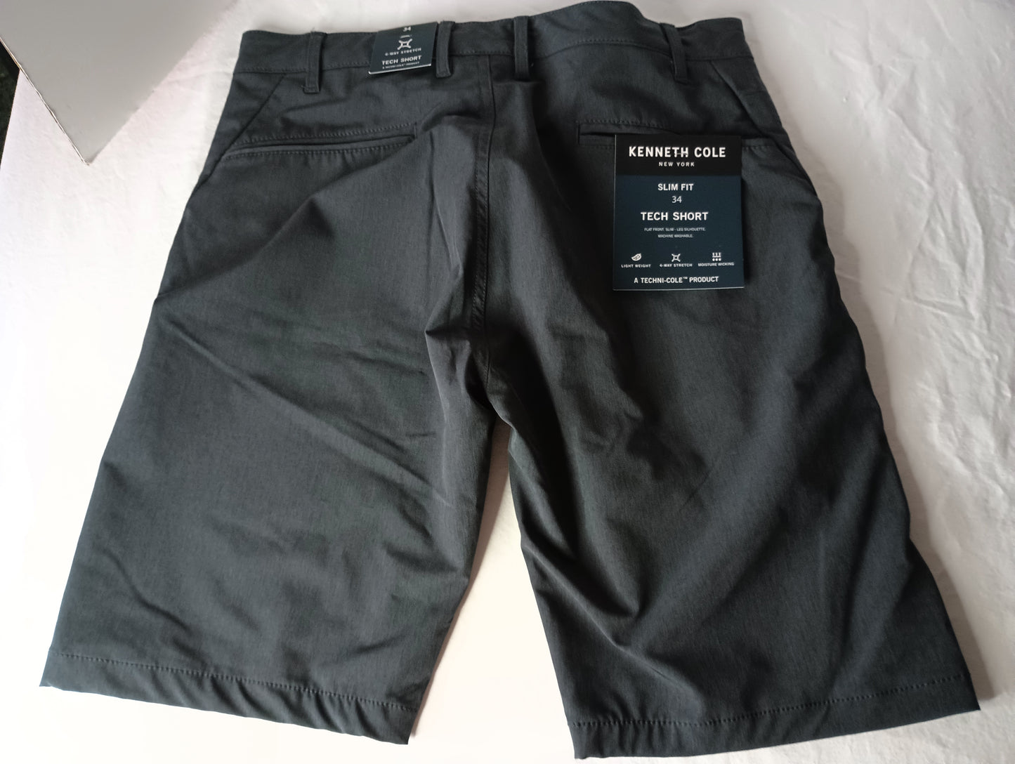 Black Heather Kenneth Cole Tech Short Size 34