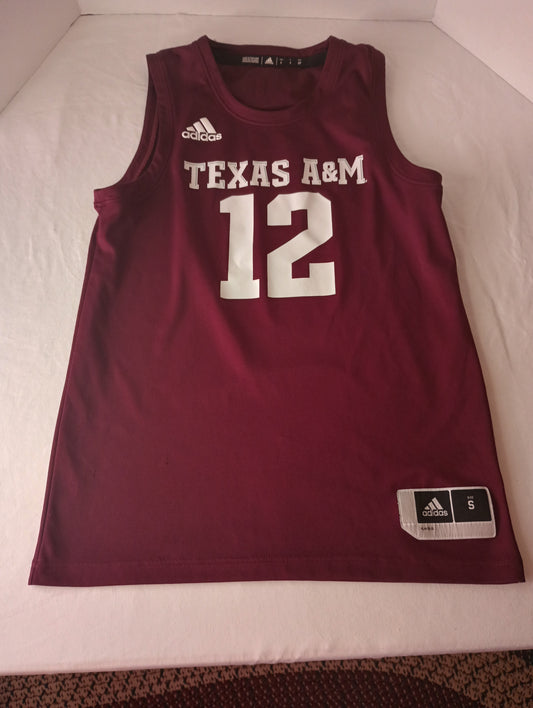 S Texas A&M Jersey #12 Basketball