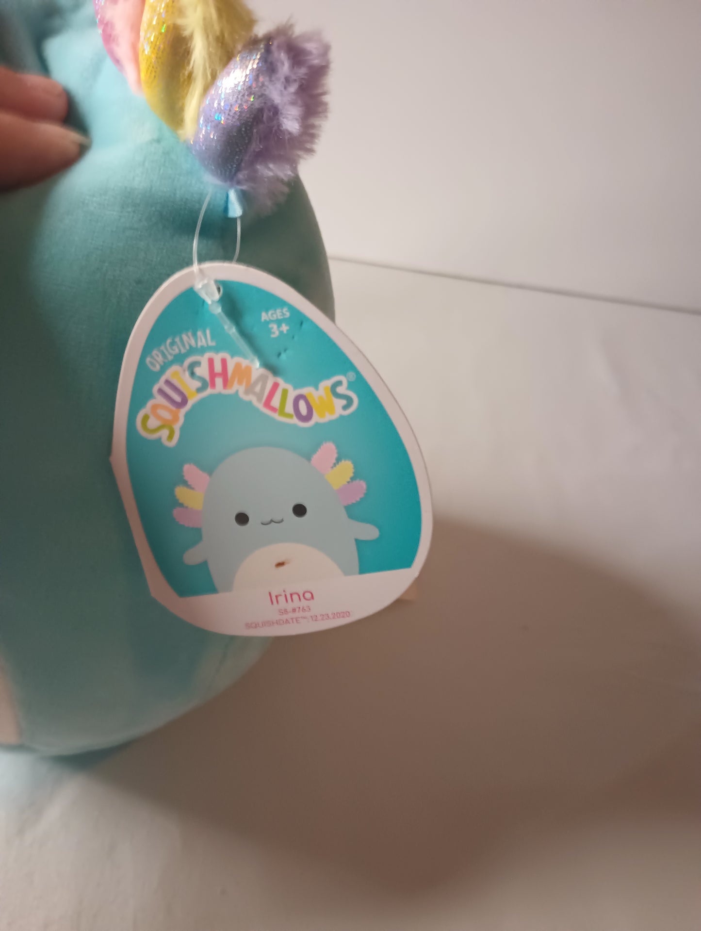 Squishmallows 8" Irina The Axolotl - 2021 Kelly Toy