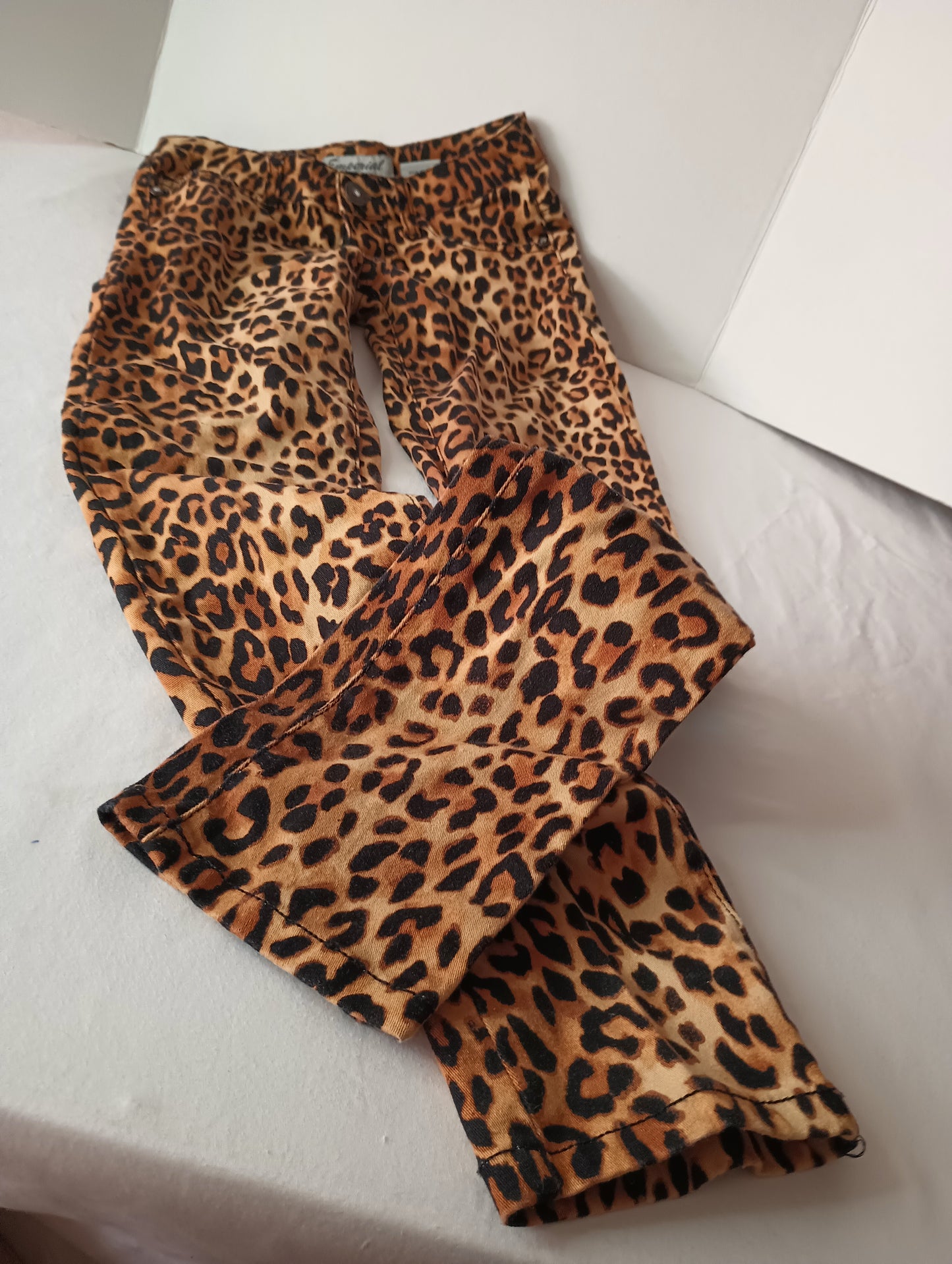 Emperial Size 1 Leopard Print Jeans