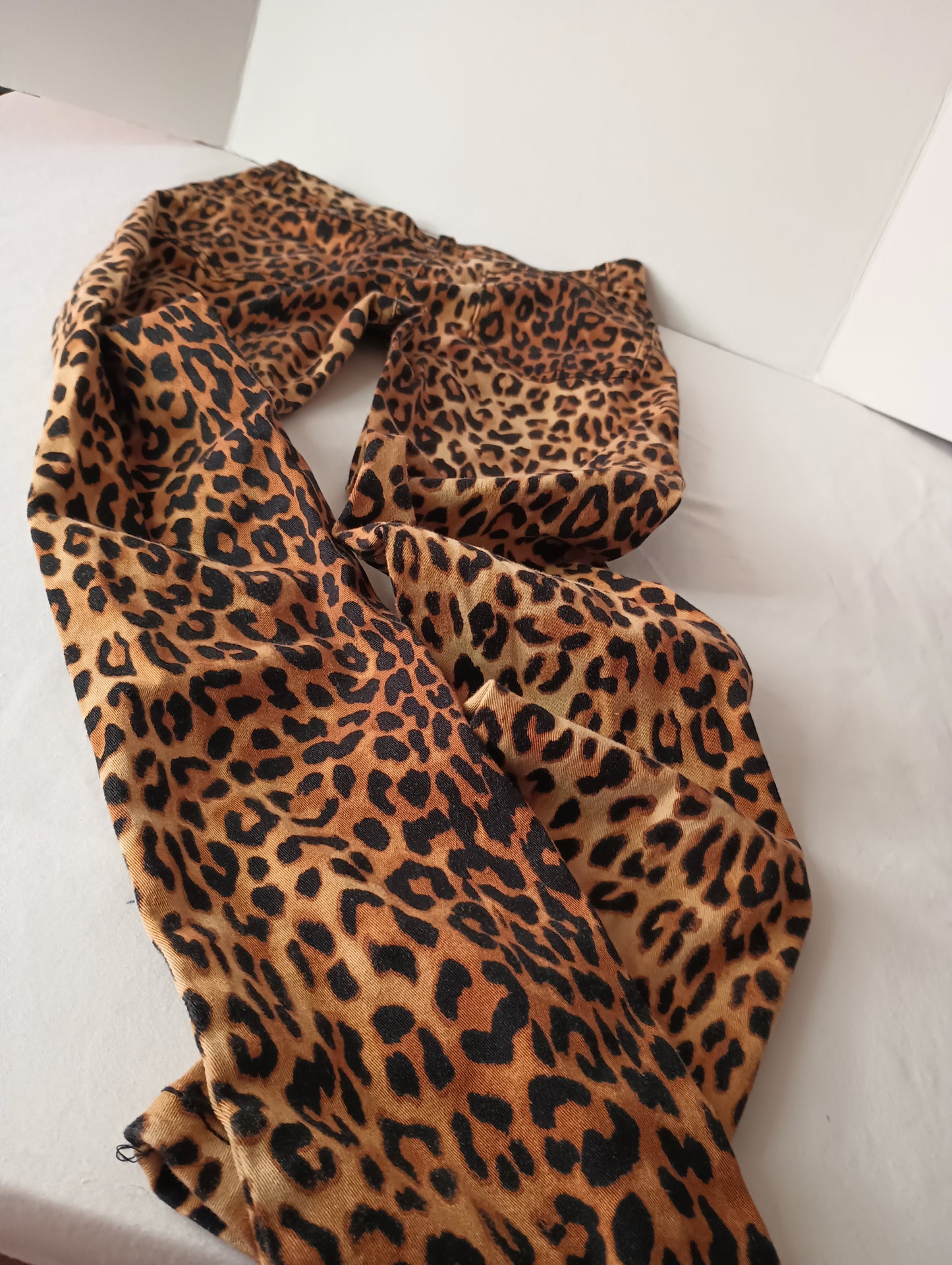 Emperial Size 1 Leopard Print Jeans