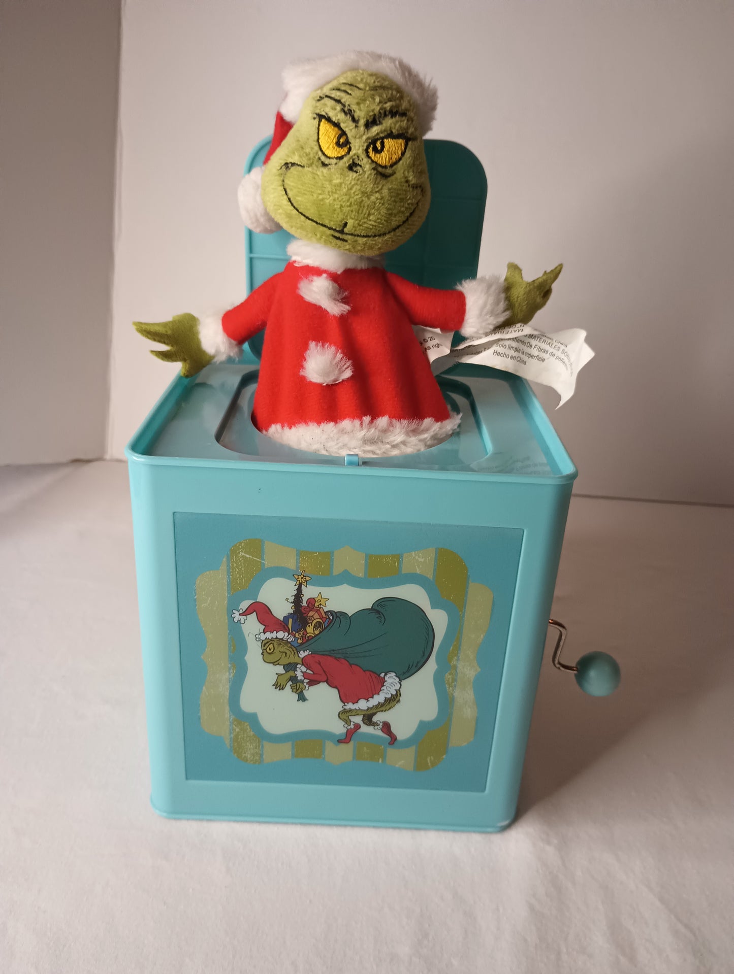 Disney 10.24-in Decoration The Grinch Jack In The Box Christmas Decor