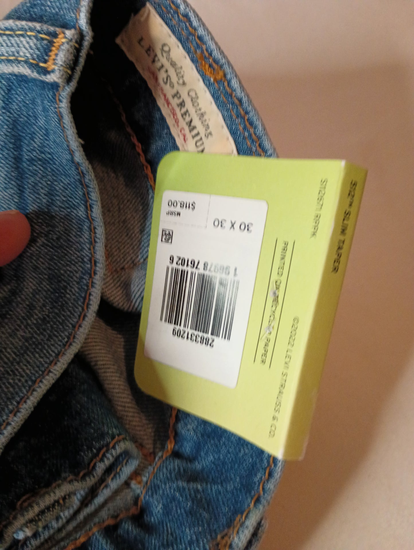 LEVI'S 512 Slim Taper 30 X 30 Jeans