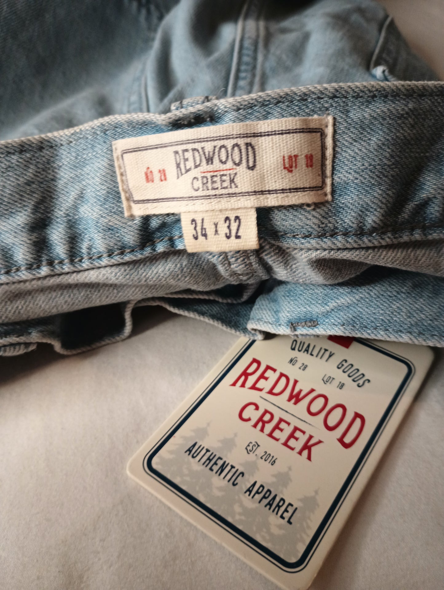 REDWOOD CREEK Comfort Fit Jeans 34 X 32