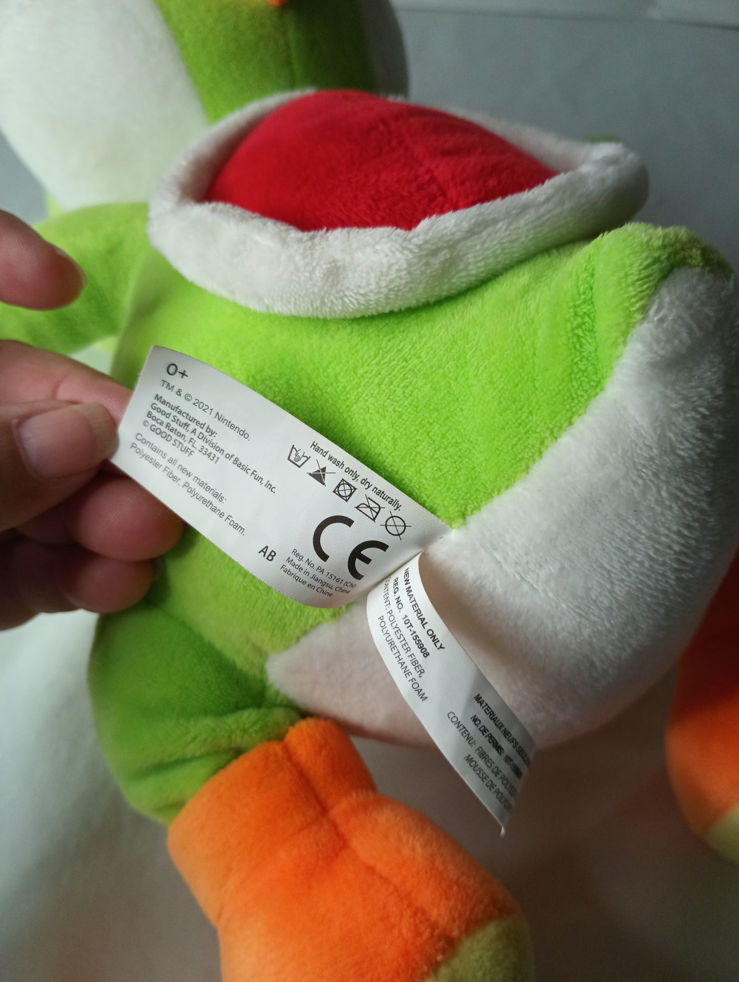 Super Mario Yoshi Plush - 2021 Nintendo