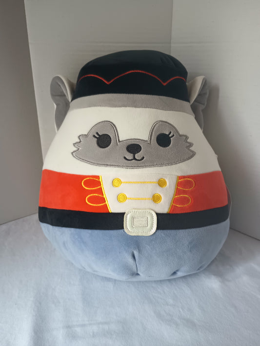 Squishmallows 12" Winter Fox in Nutcracker Outfit - 2022 Kelly Toy