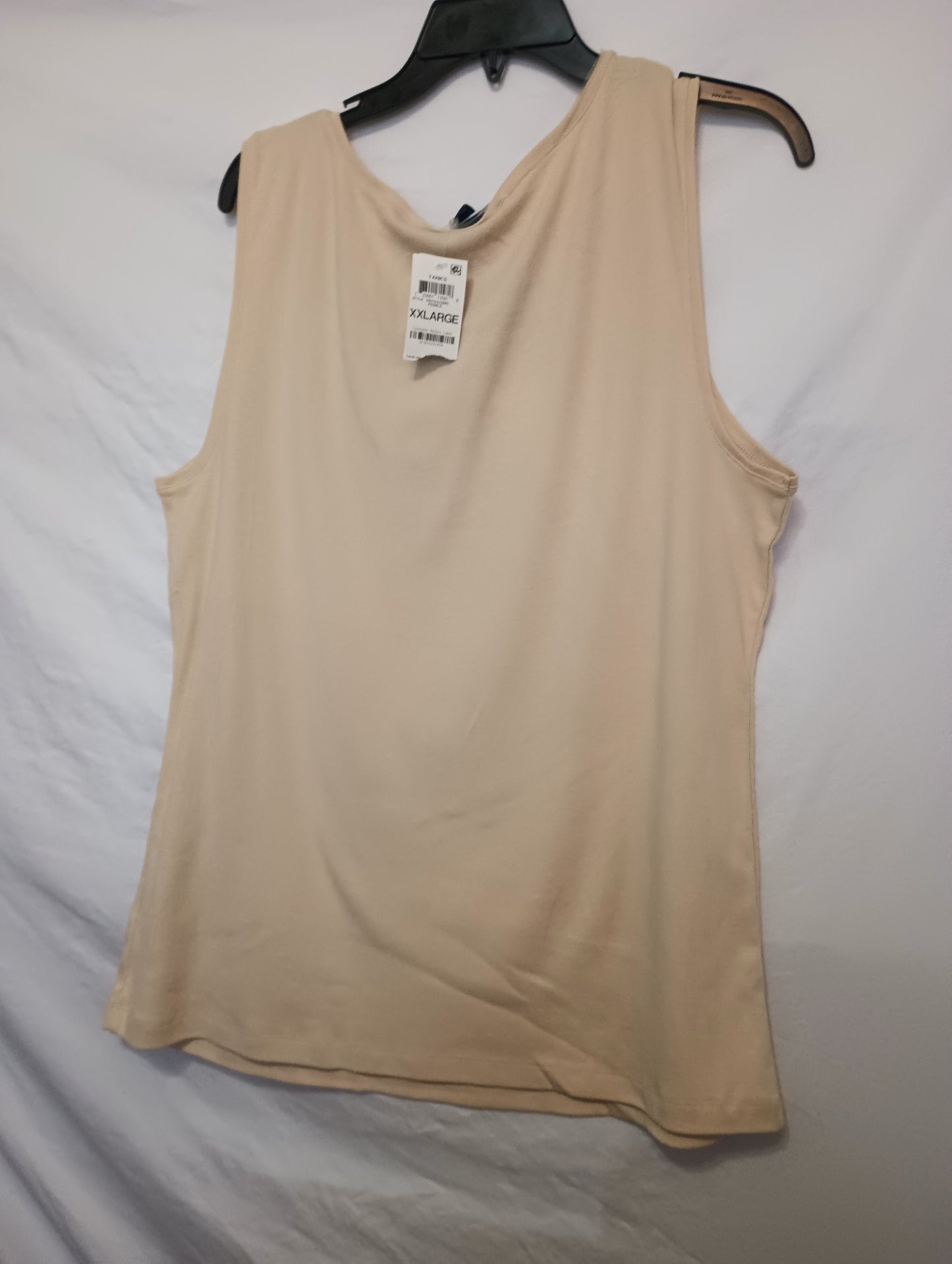 KAREN SCOTT Women's Size XXL Tank Top Pebble