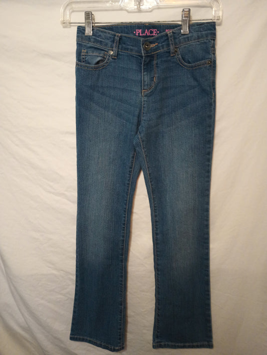 PLACE Bootcut Semi-Evasee Adjustable Waist Girls Jeans Size 10