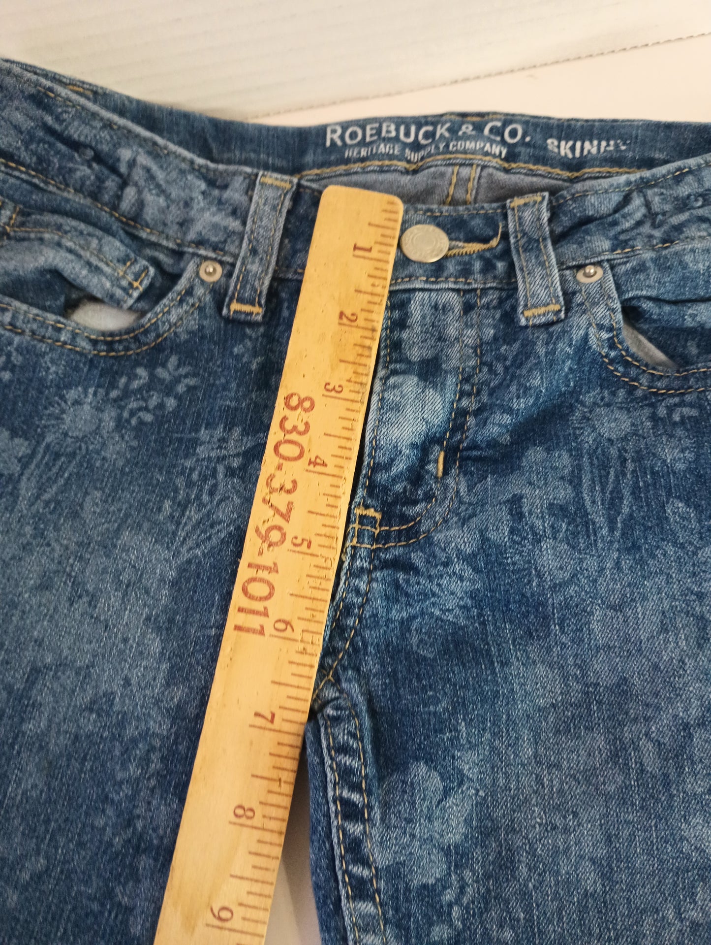 ROEBUCK & CO Heritage Supply Co Skinny Girl Jeans Size 10