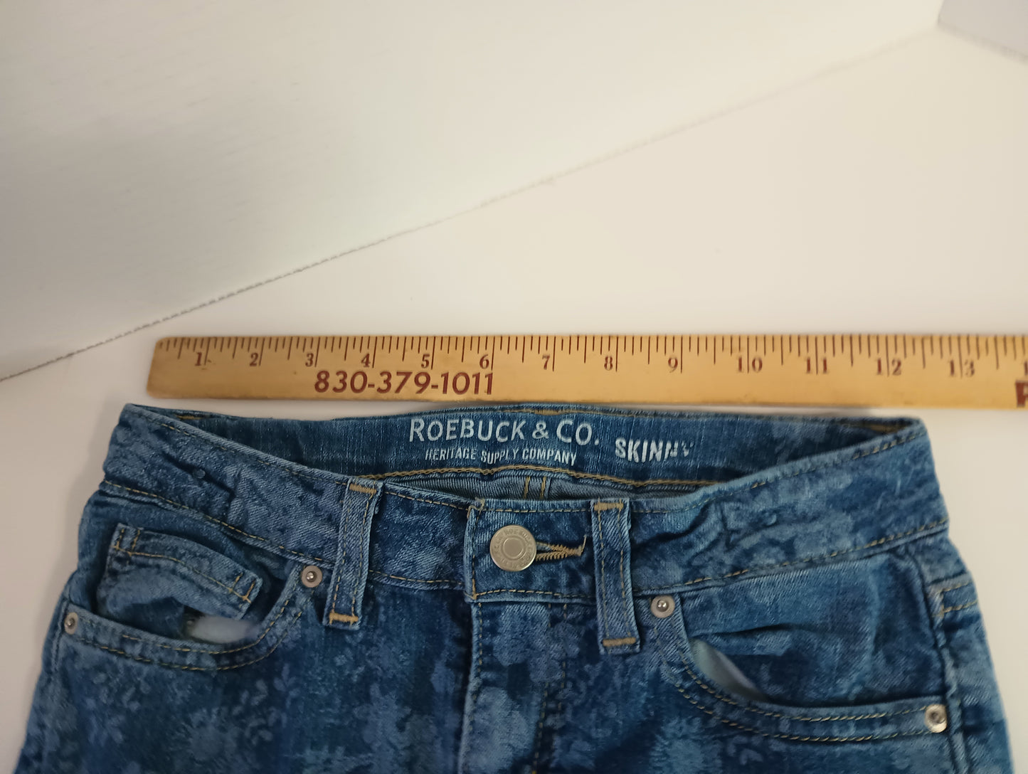 ROEBUCK & CO Heritage Supply Co Skinny Girl Jeans Size 10