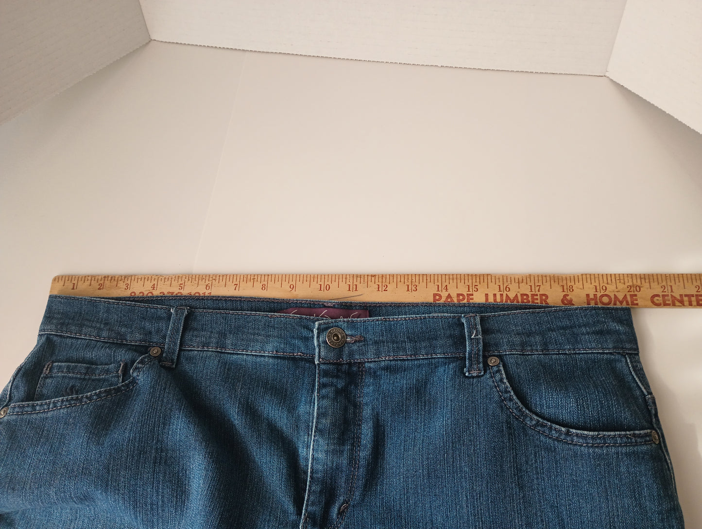 GLORIA VANDERBILT Amanda Women's Jeans Size 16W Short Blue