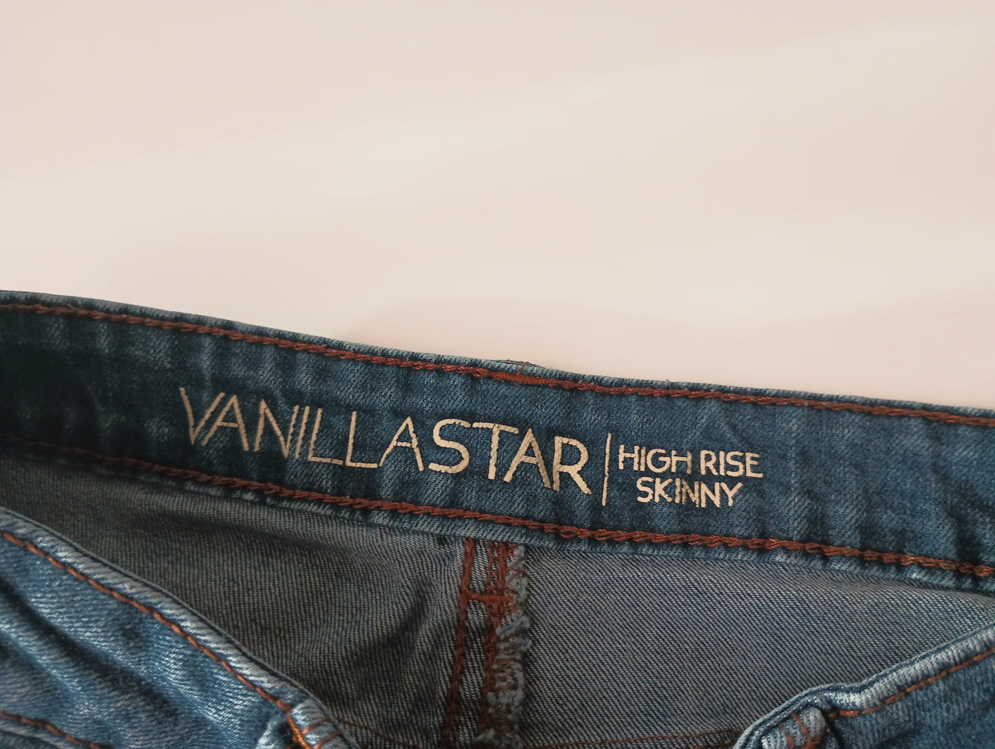 VANILLA STAR High Rise Skinny Juniors Jeans Size 3 Blue