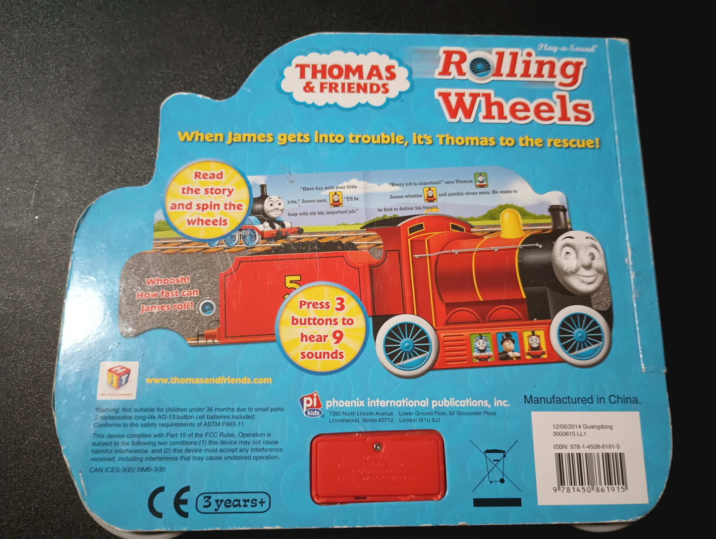 Thomas & Friends Rolling Wheels Book