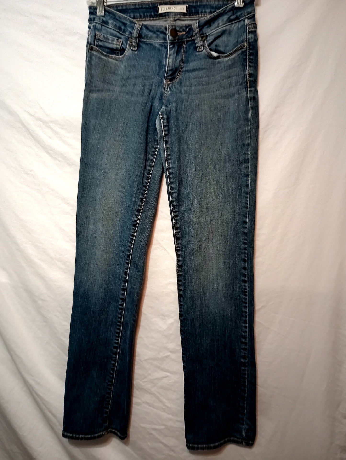 BULLHEAD BLACK Straight Jeans Juniors Size 3R