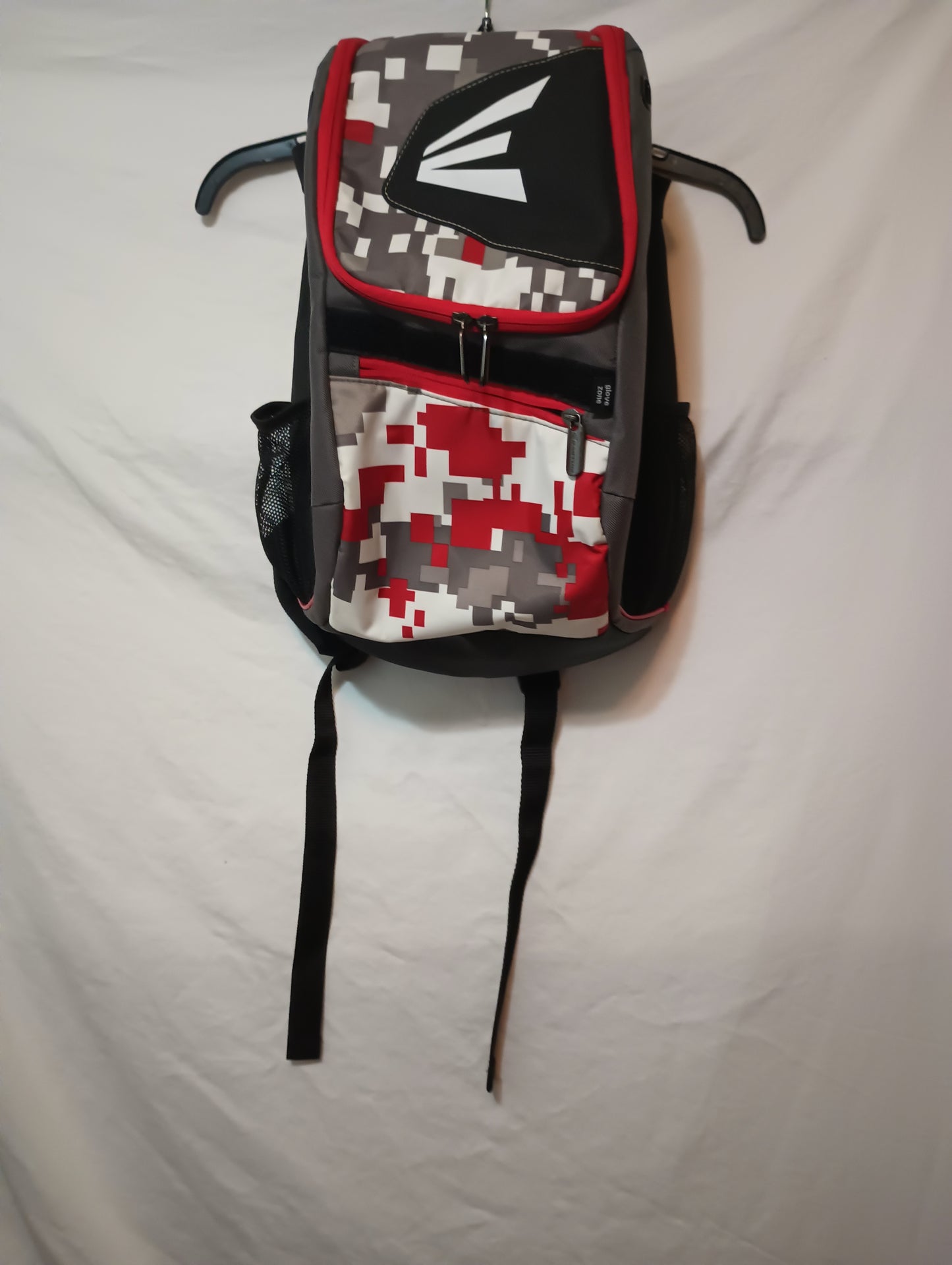 EASTON Baseball Backpack with Glove Zone Black/Grey/White/Red