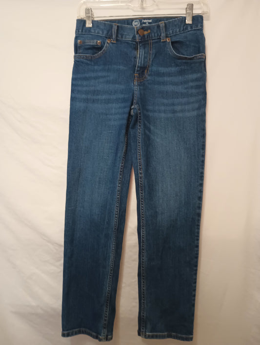 WONDER NATION Relaxed Jeans Girls Size 12 Indigo Wash