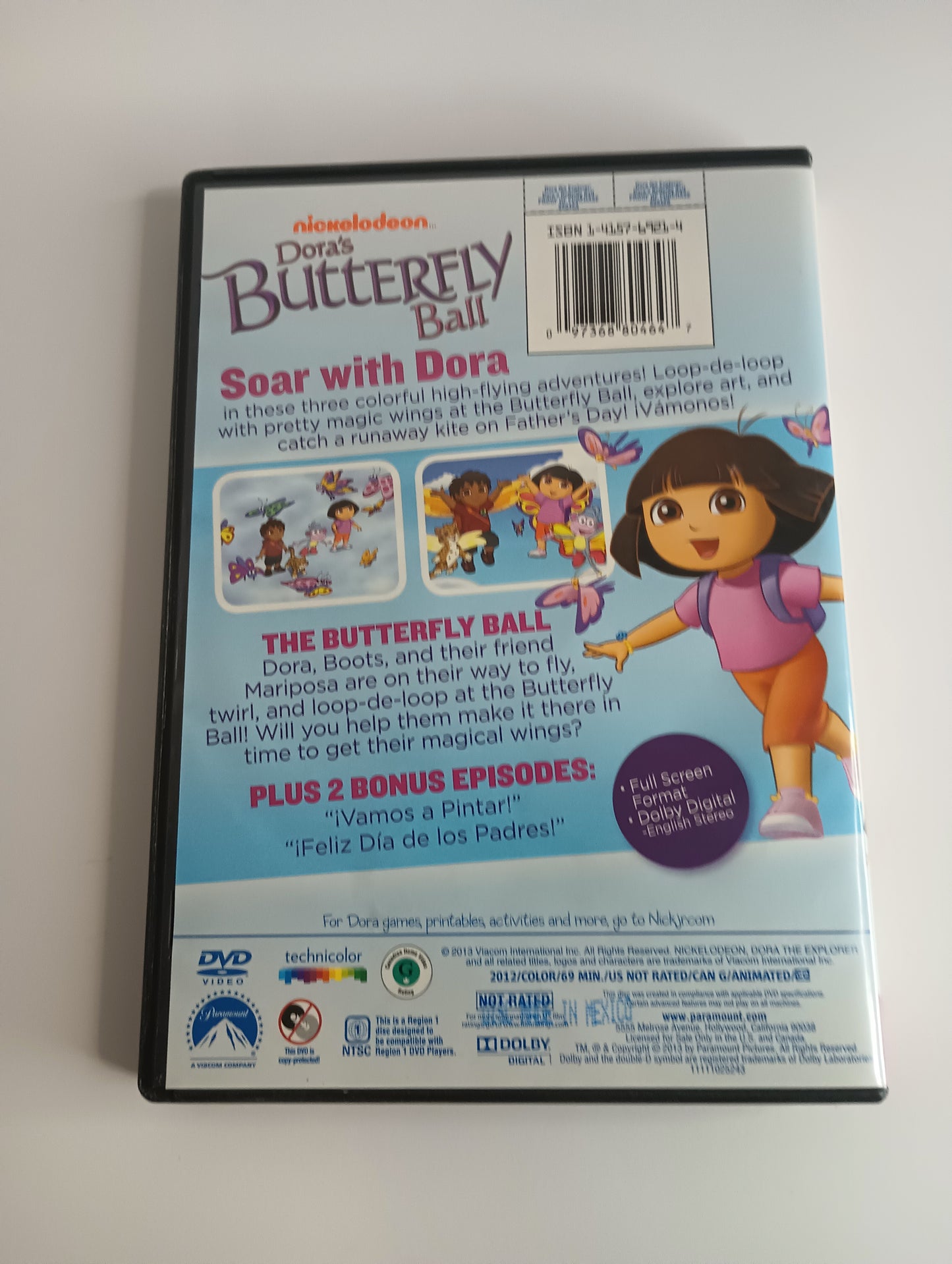 NICKOLODEON Dora The Explorer- Dora's Butterfly Ball DVD