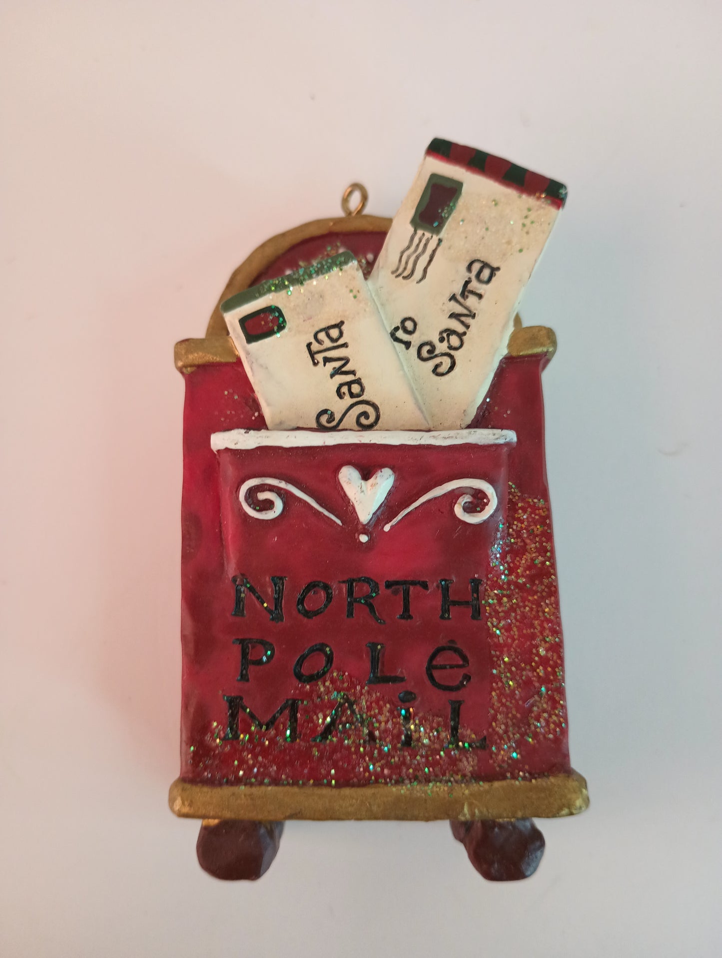 KURT S. ADLER, INC North Pole Mail Mailbox Christmas Ornament 3"