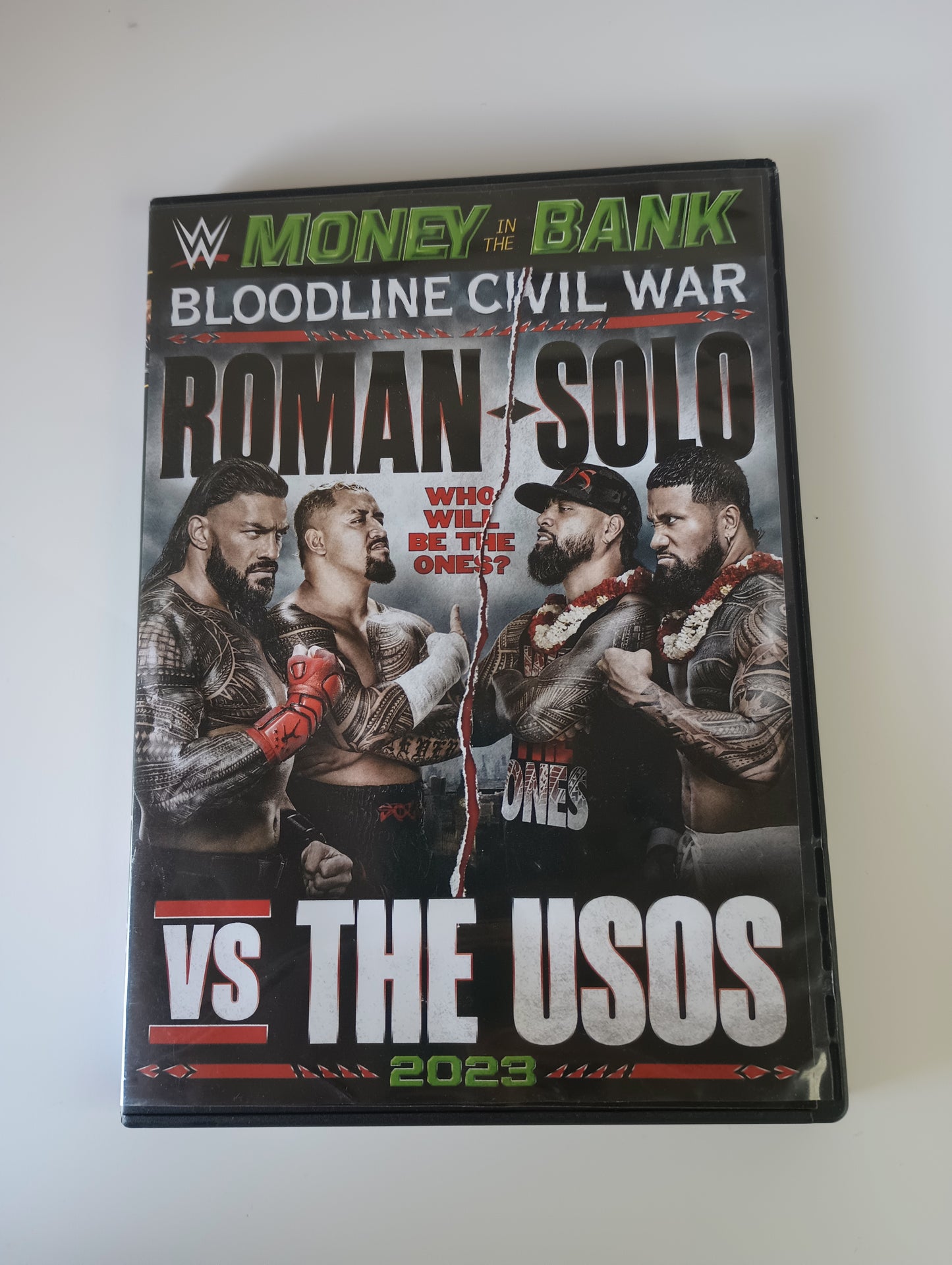 WWE Money in The Bank Bloodline Civil War Roman-Solo Vs The USOS DVD