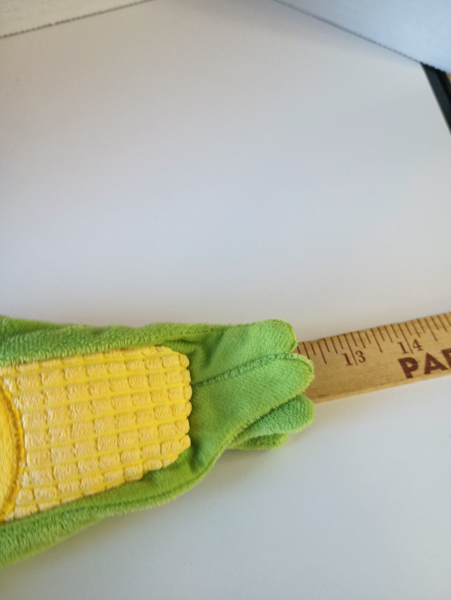 GIFTABLE WORLD INC Plastic Squeaker Corn Dog Toy 12"