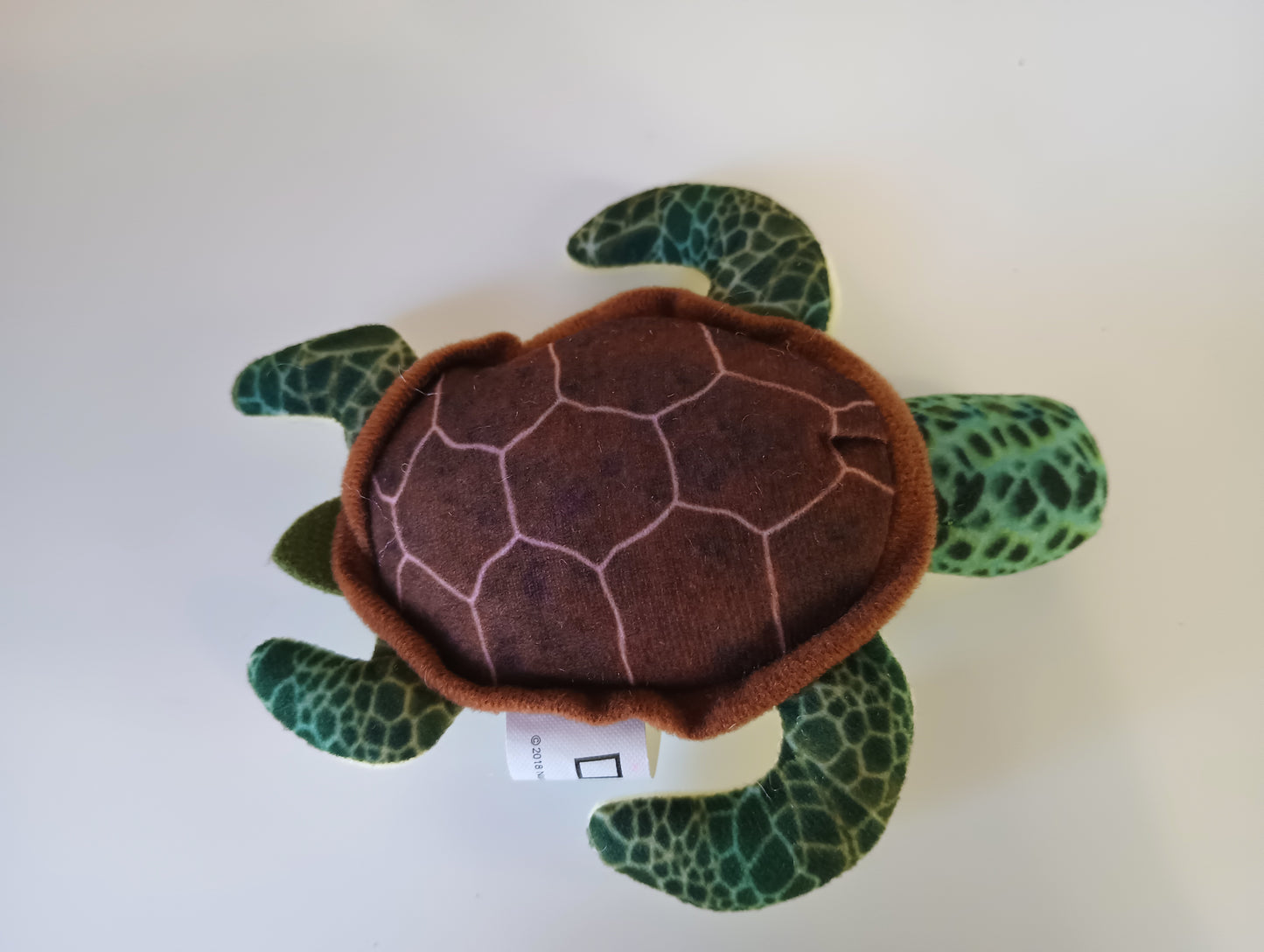 McDonald's Happy Toy Green Sea Turtle #4 - 2018 National Geographic 5"