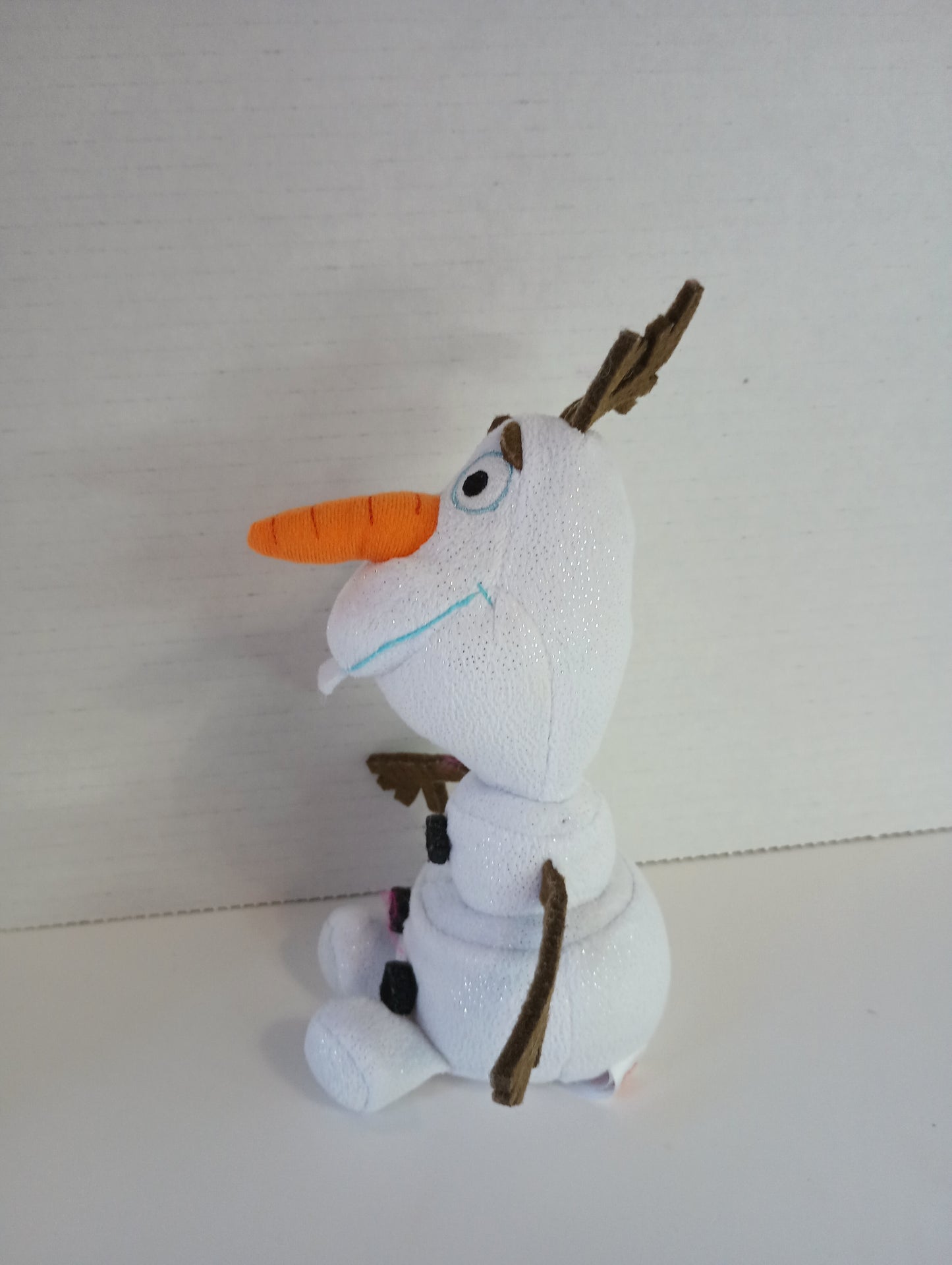 DISNEY TY Sparkle Olaf Beanie Baby 8"