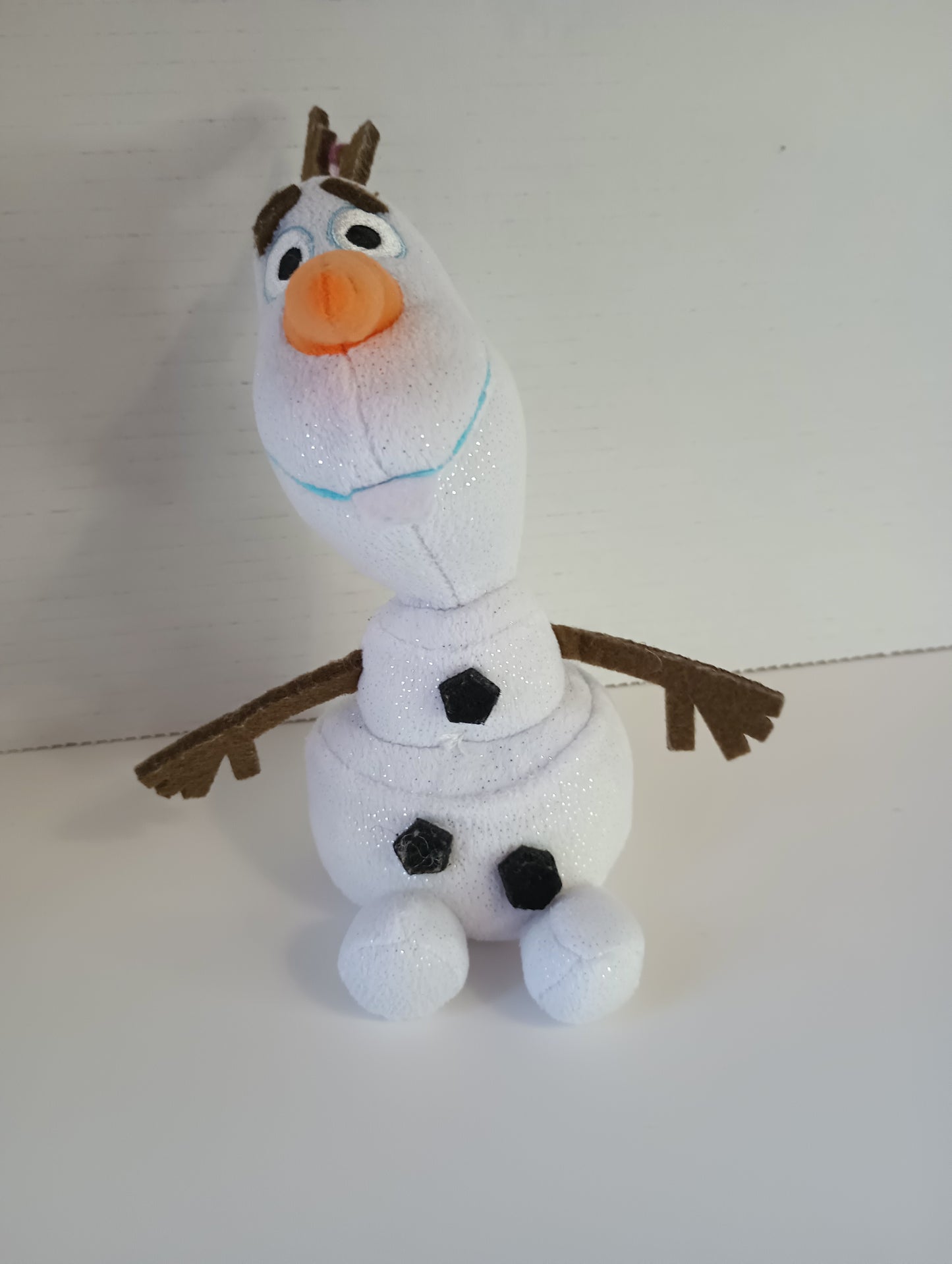 DISNEY TY Sparkle Olaf Beanie Baby 8"