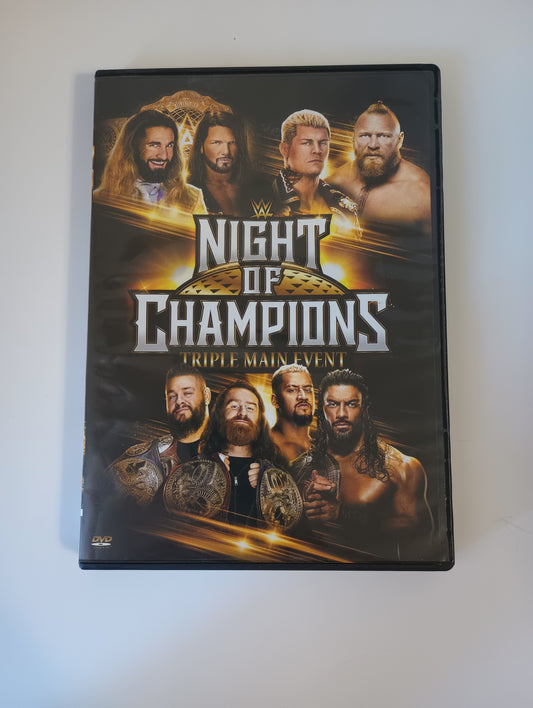 WWE Night of Champions Triple Main Event DVD