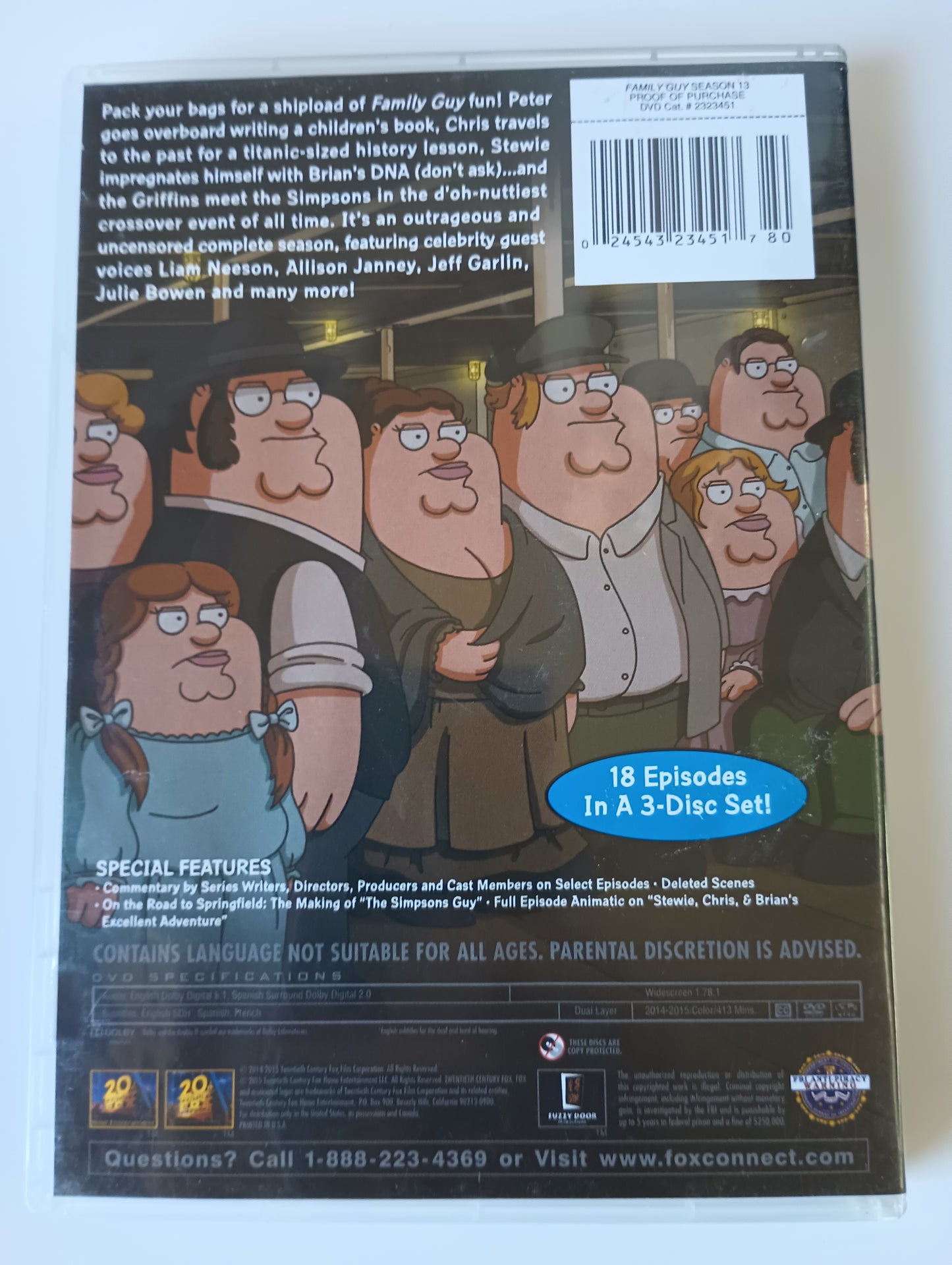 Family Guy Season Fourteen DVD