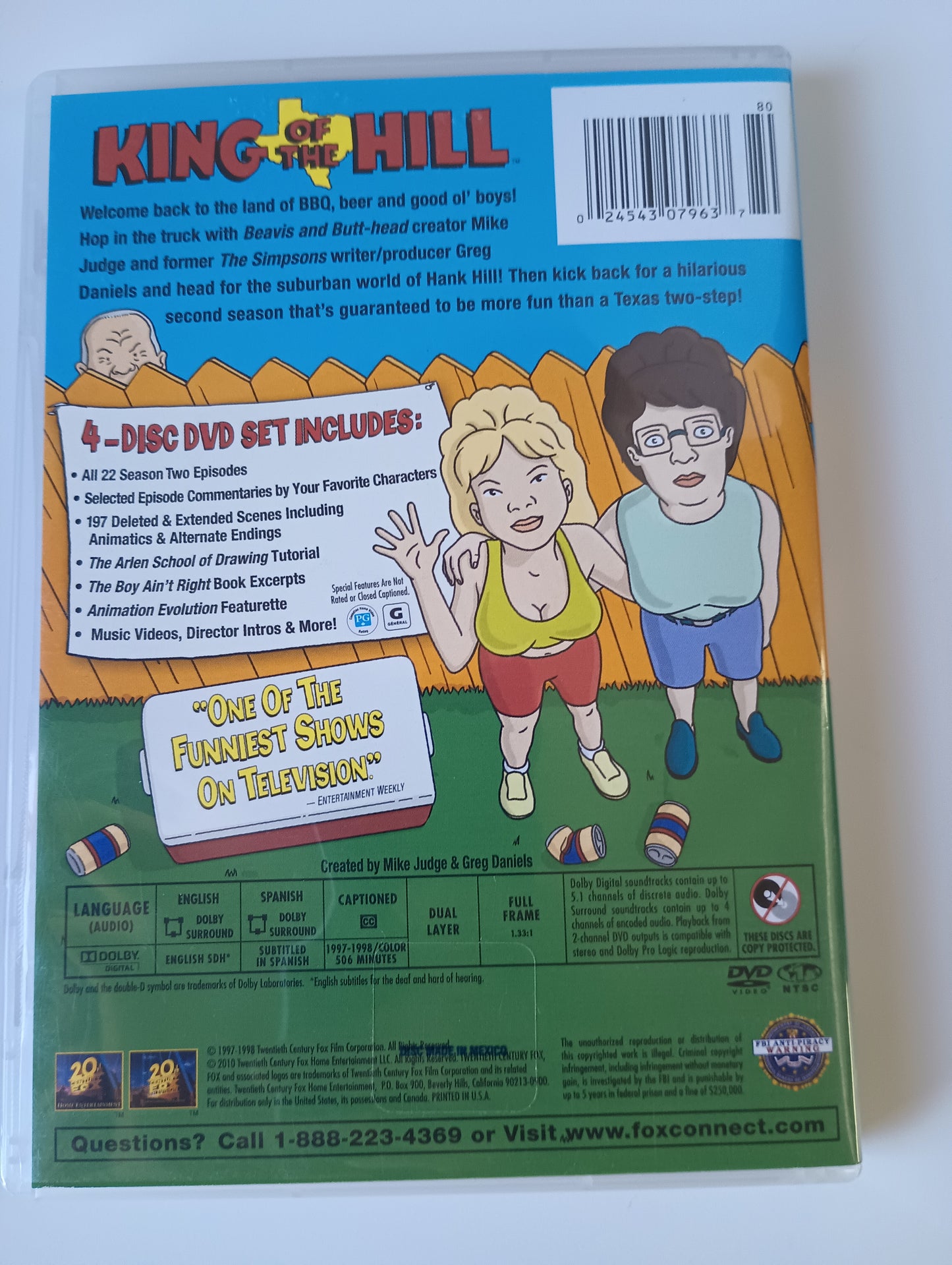 King of the Hill The Complete 2nd Season DVD