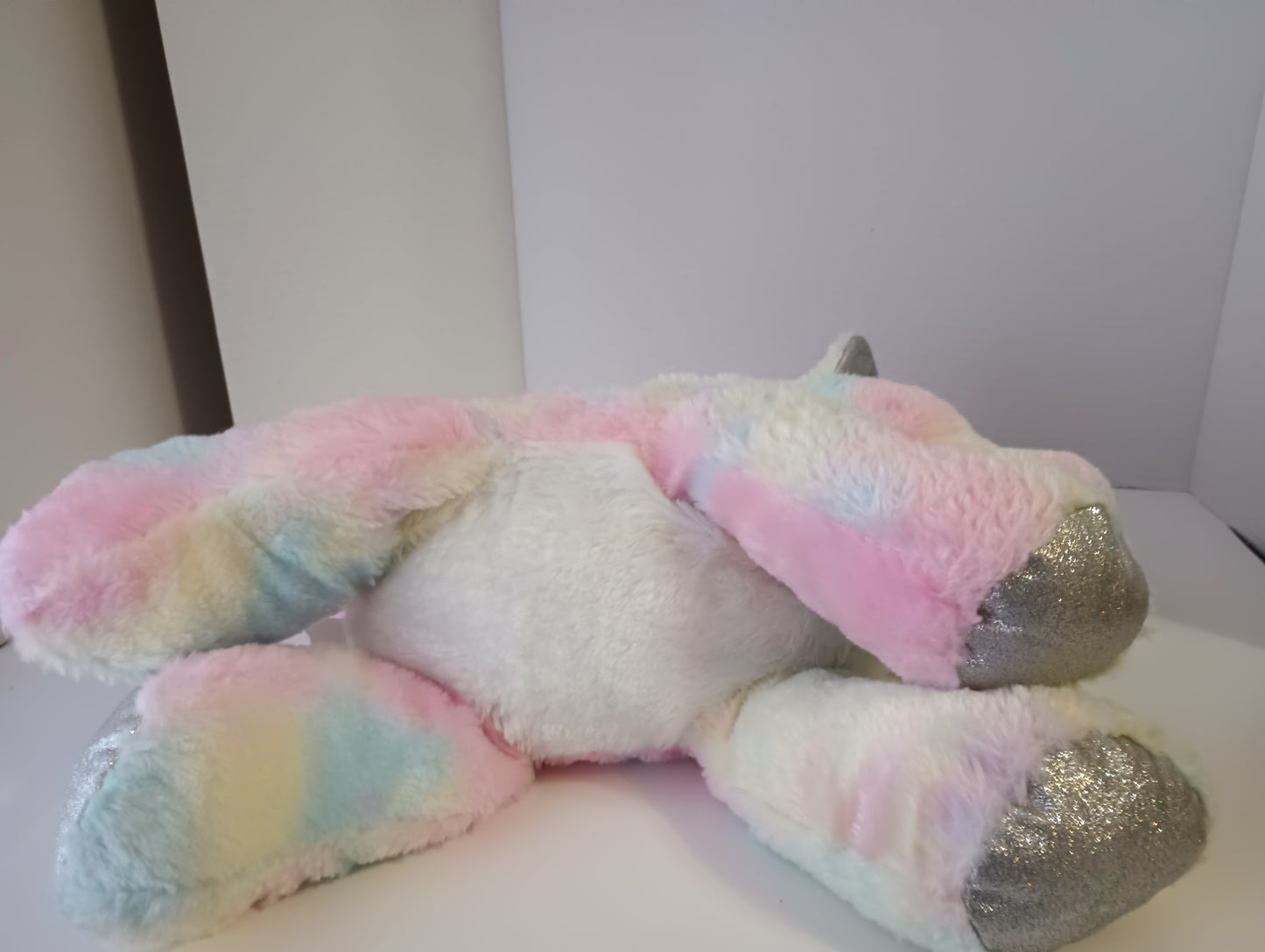 TOMS TOY INTERNATIONAL Unicorn Plush Pink/Purple/Yellow/Blue 18"