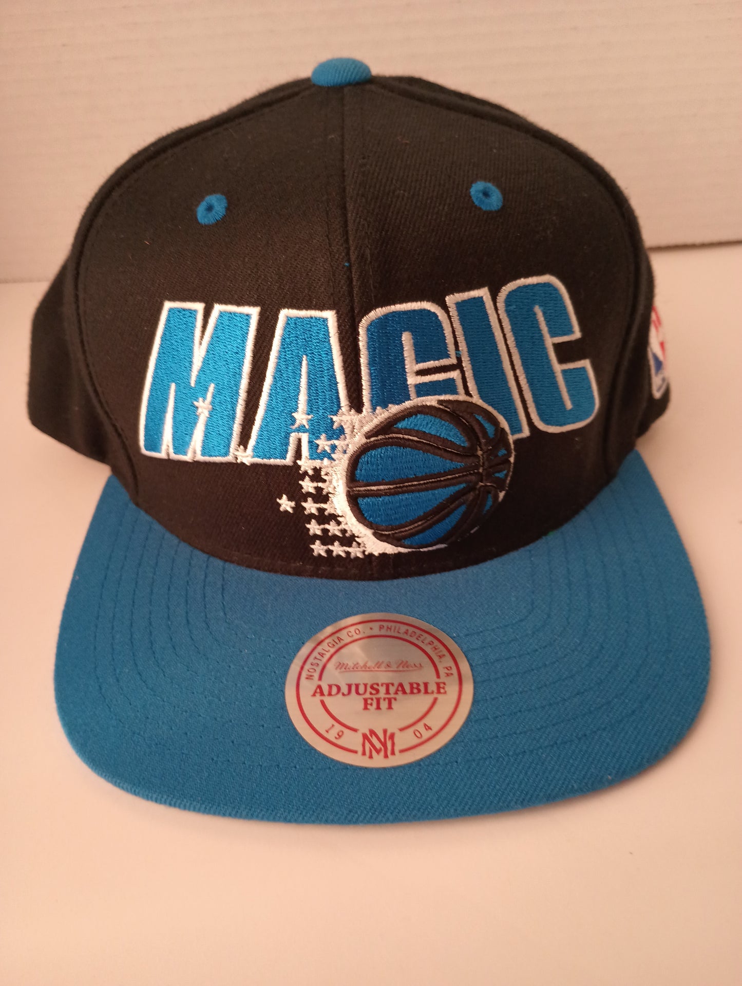 Orlando Magic Mitchell & Ness Hardwood Classics SnapBack Black/Blue Hat