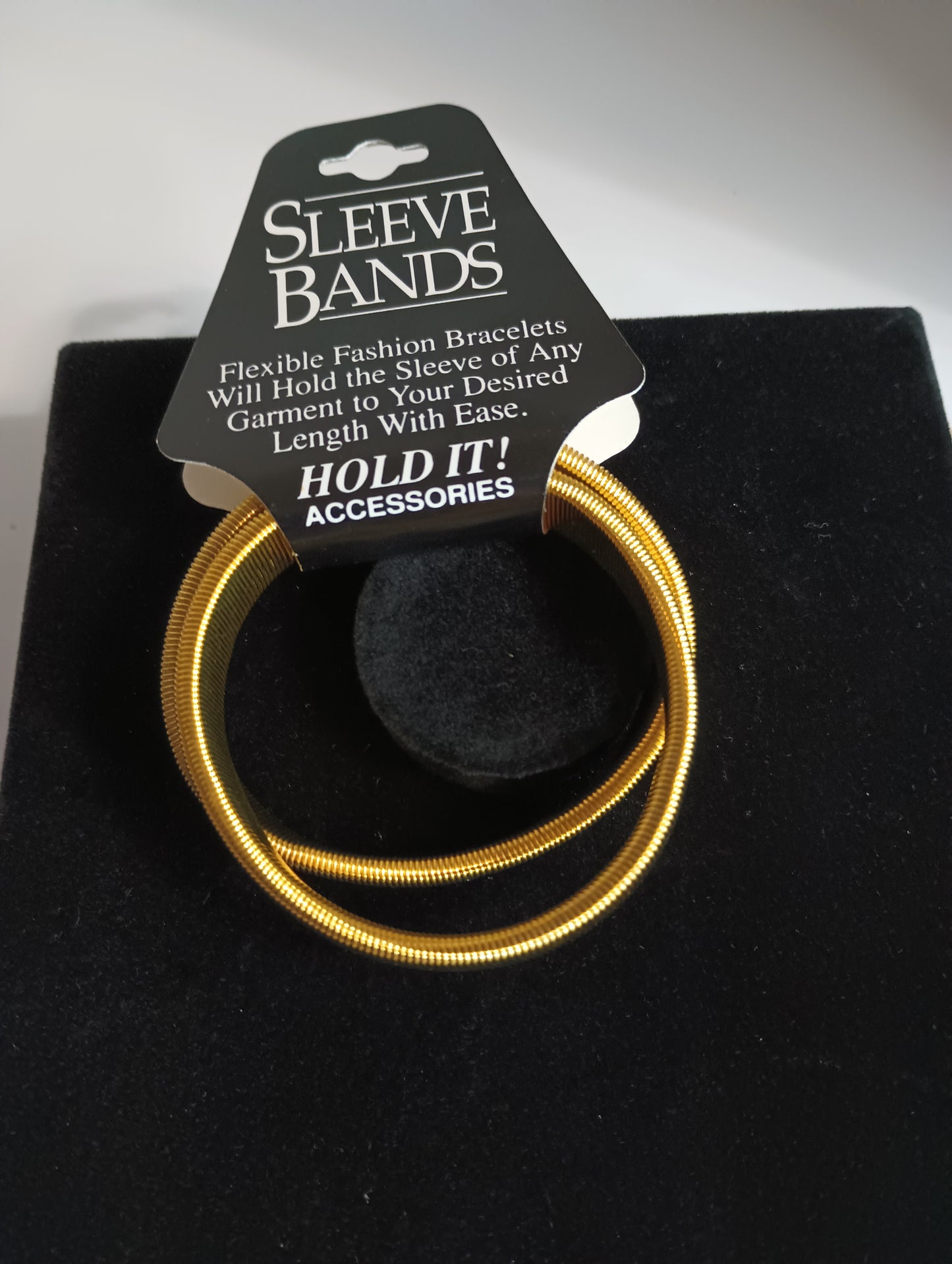 HOLD IT! Accessories Gold Flexible Sleeve Bands