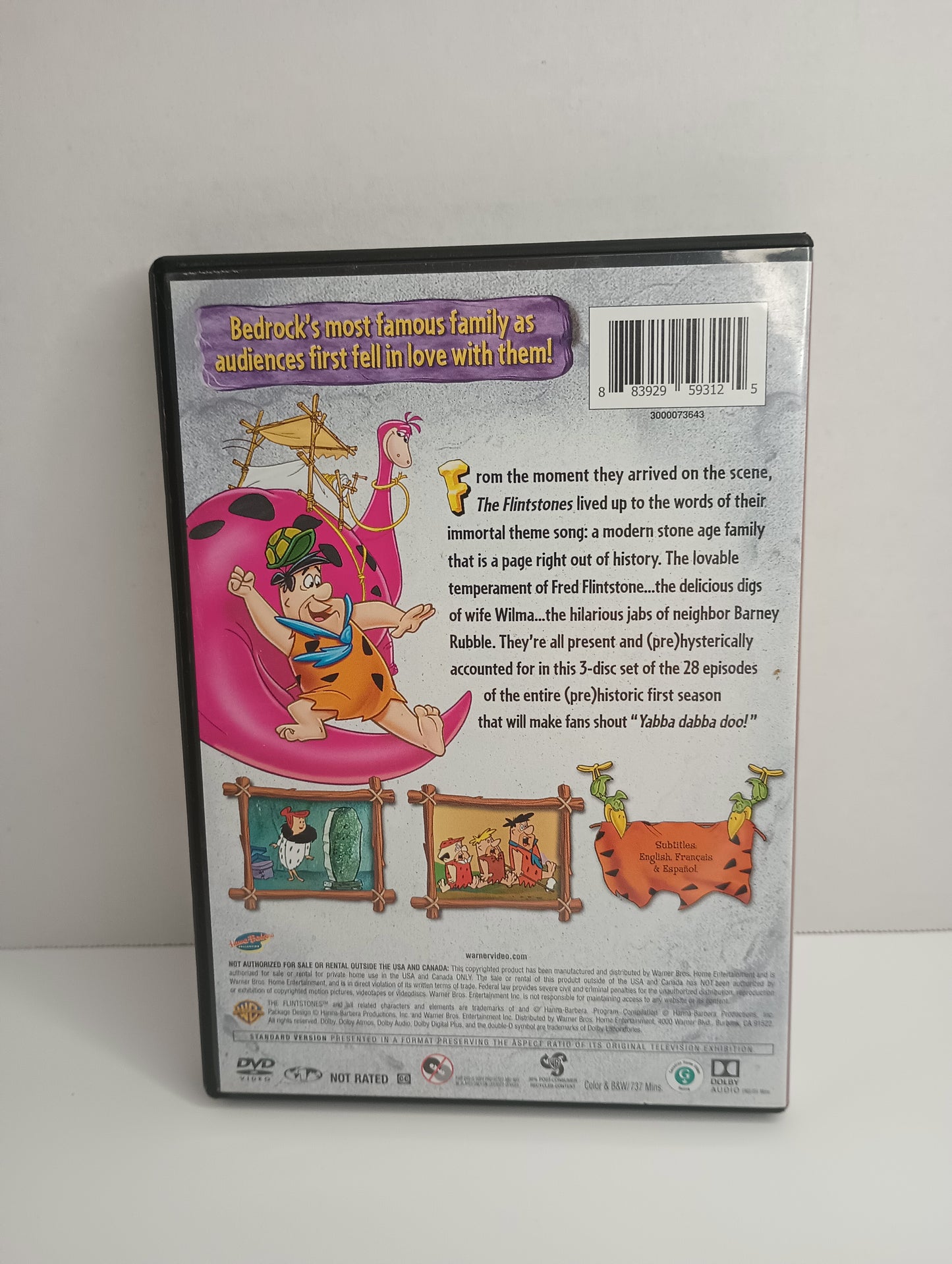 THE FLINTSTONES THE COMPLETE FIRST SEASON DVD