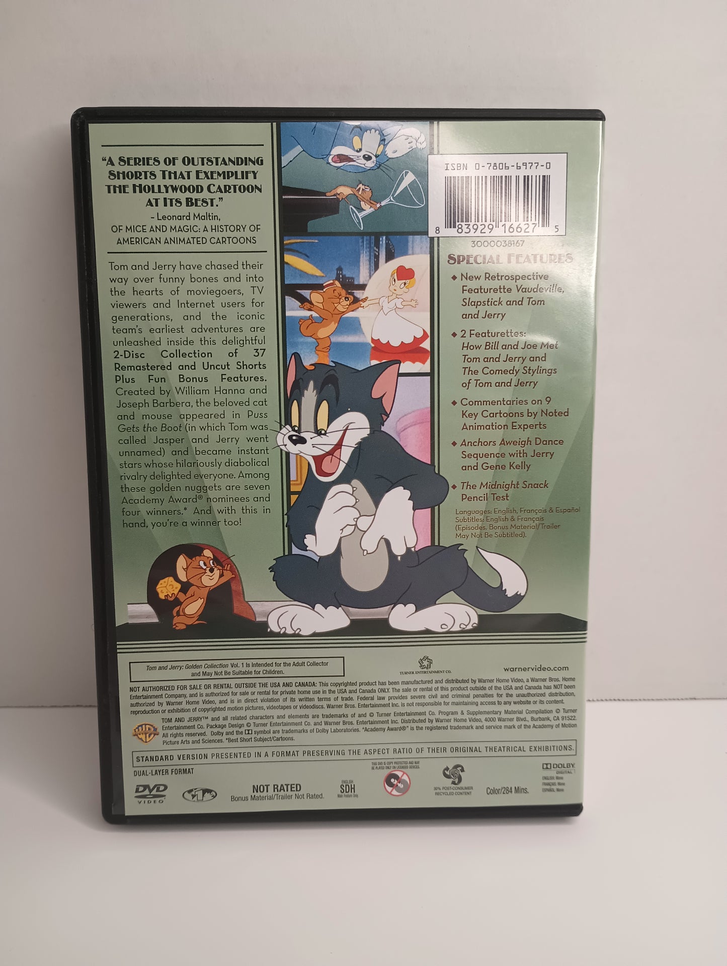 TOM & JERRY GOLDEN COLLECTION VOLUME ONE DVD