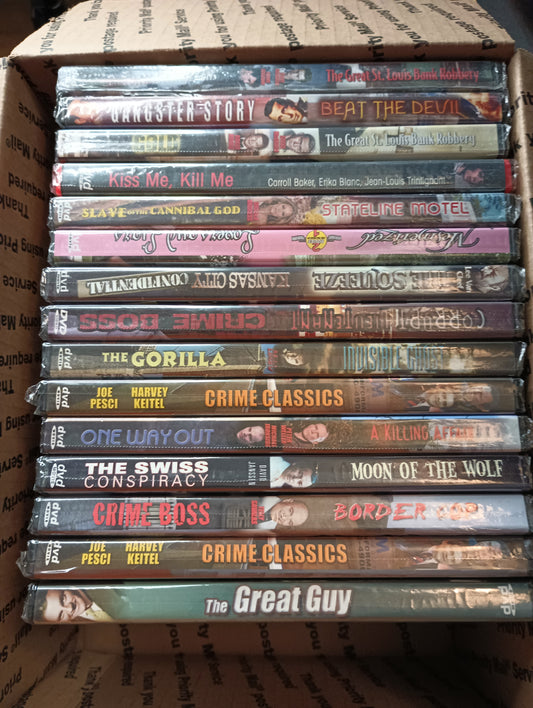 Lot of New Crime Movies DVD