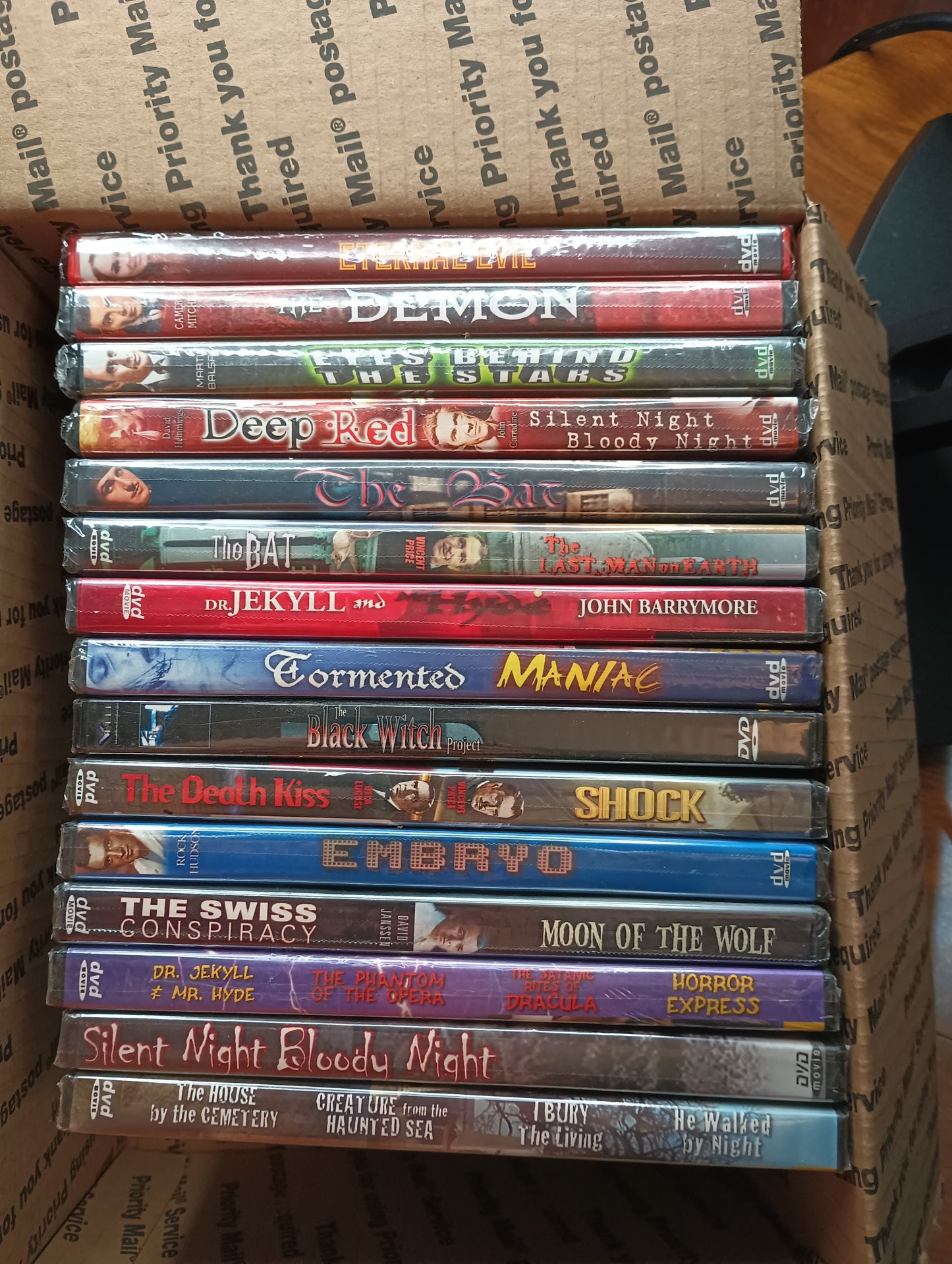 Lot of Assorted New Horror Movies DVD