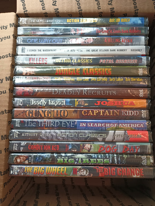 Lot of New Assorted Action Movies DVD