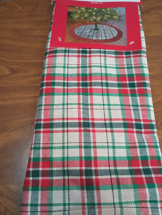 New Holiday Style Christmas Tree Skirt 38"