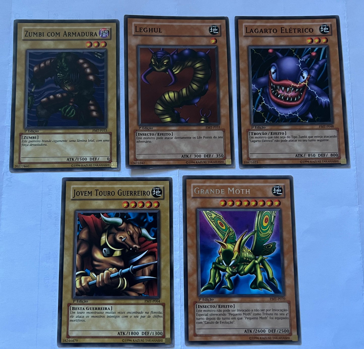 Portuguese Yu-Gi-Oh! lot of 9 Metal Raiders set