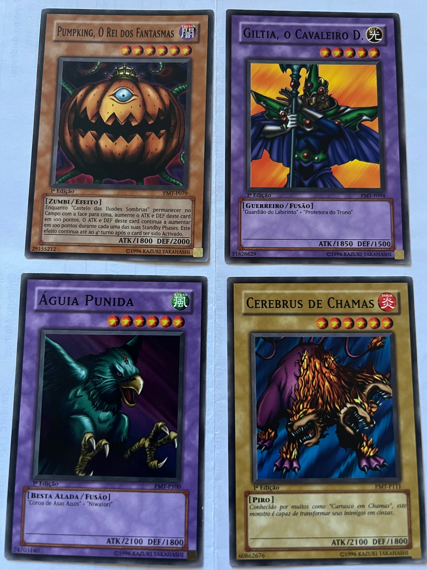 Portuguese Yu-Gi-Oh! lot of 9 Metal Raiders set