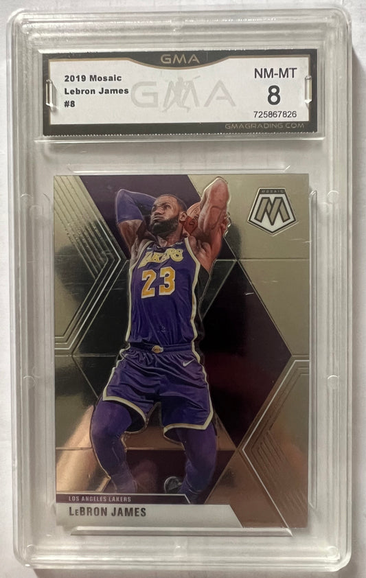 LeBron James Los Angeles Lakers #8 - 2019 Mosaic GMA 8