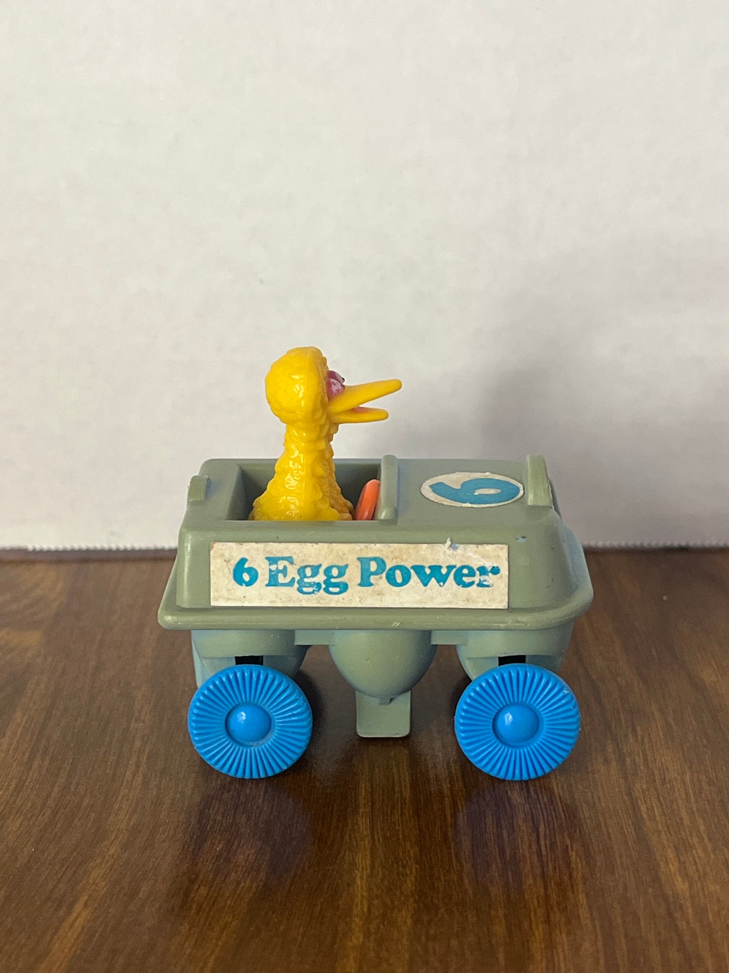 Sesame Street Soap Box Racer Big Bird in an "Egg Powered" Car - 1978 Muppet, Inc.