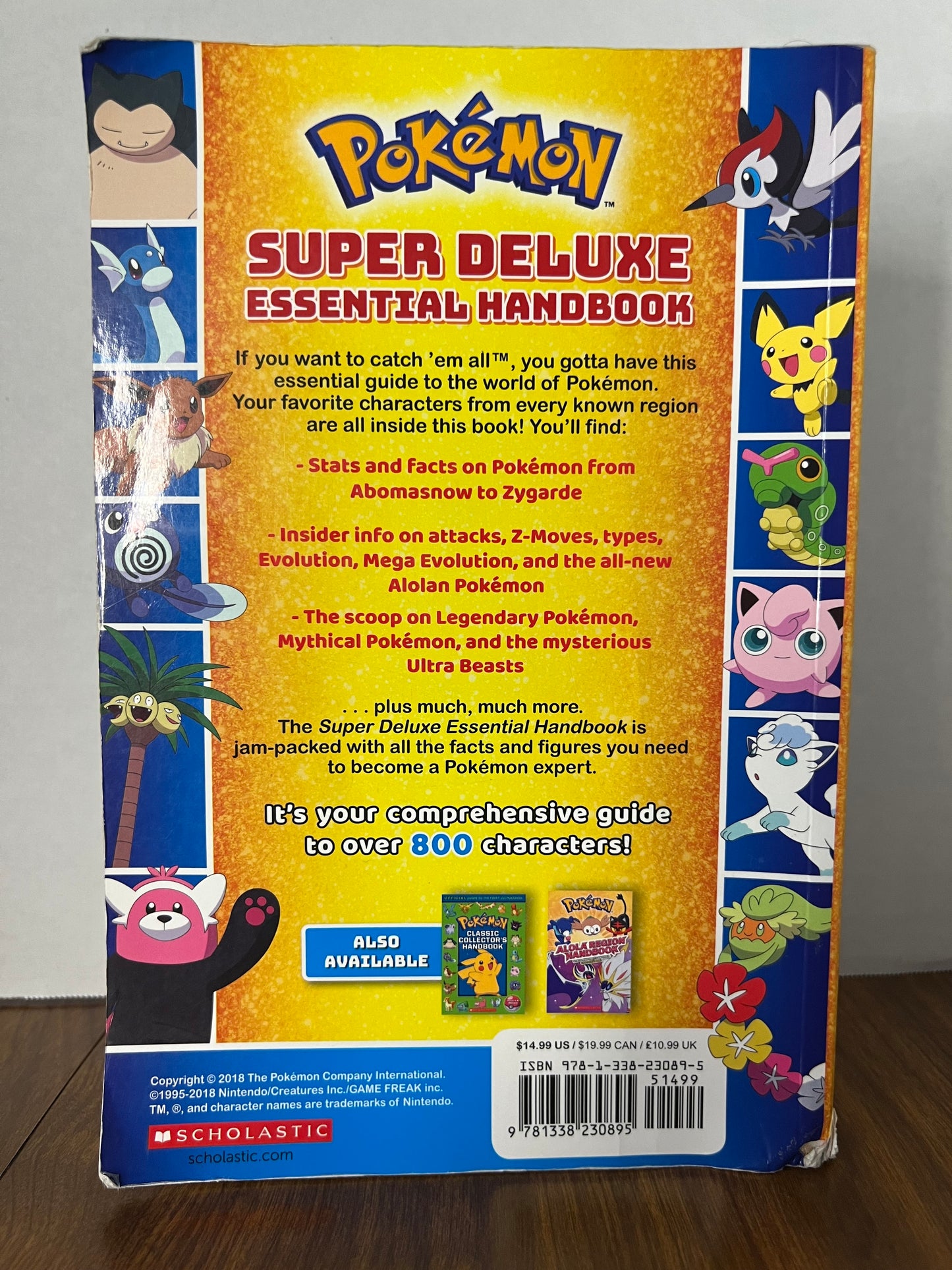 Pokémon Super Deluxe Essential Handbook - 2018 Nintendo