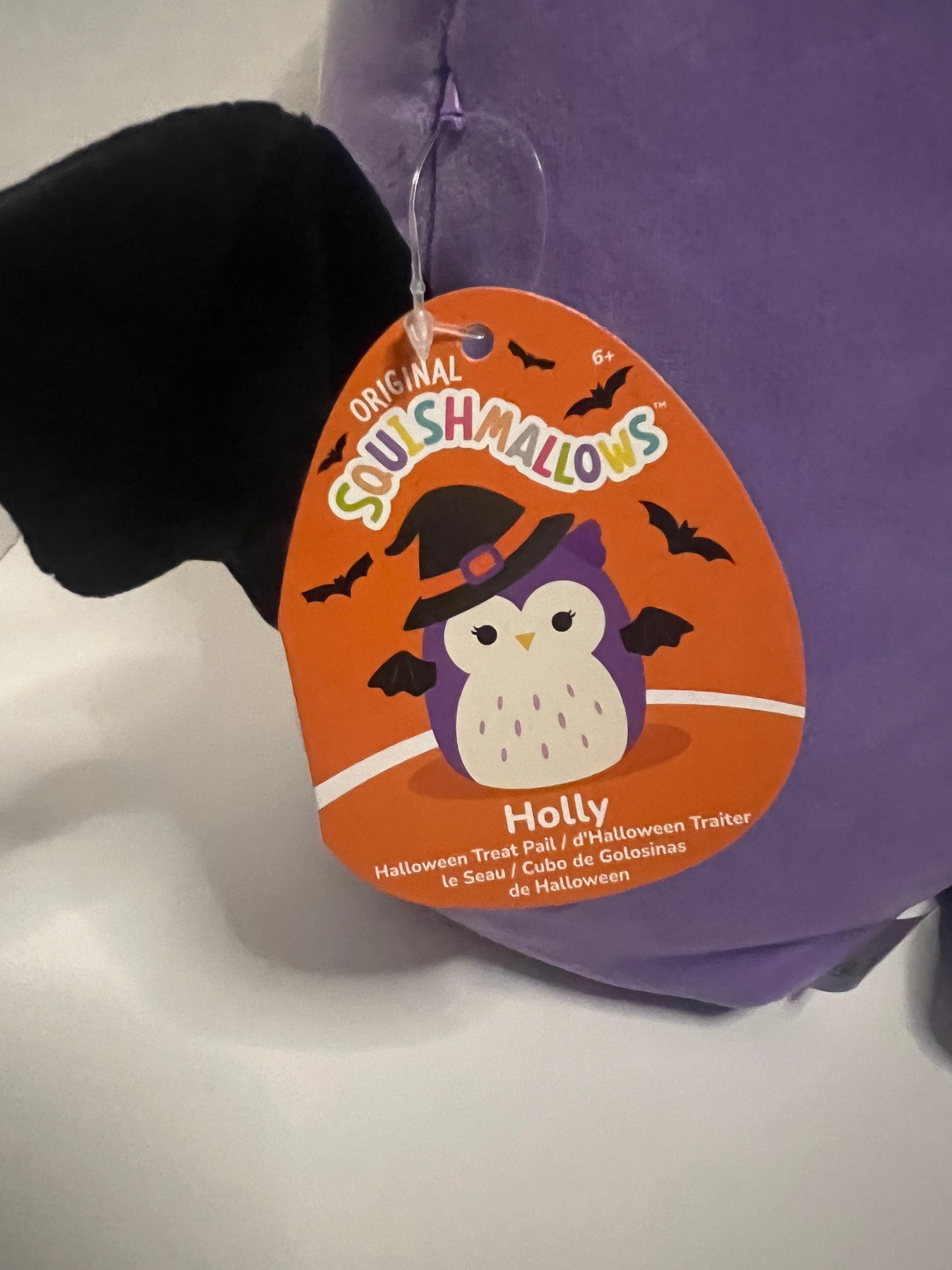 Squishmallows 12" Holly Owl Treat Pail - 2024 Kelly Toy