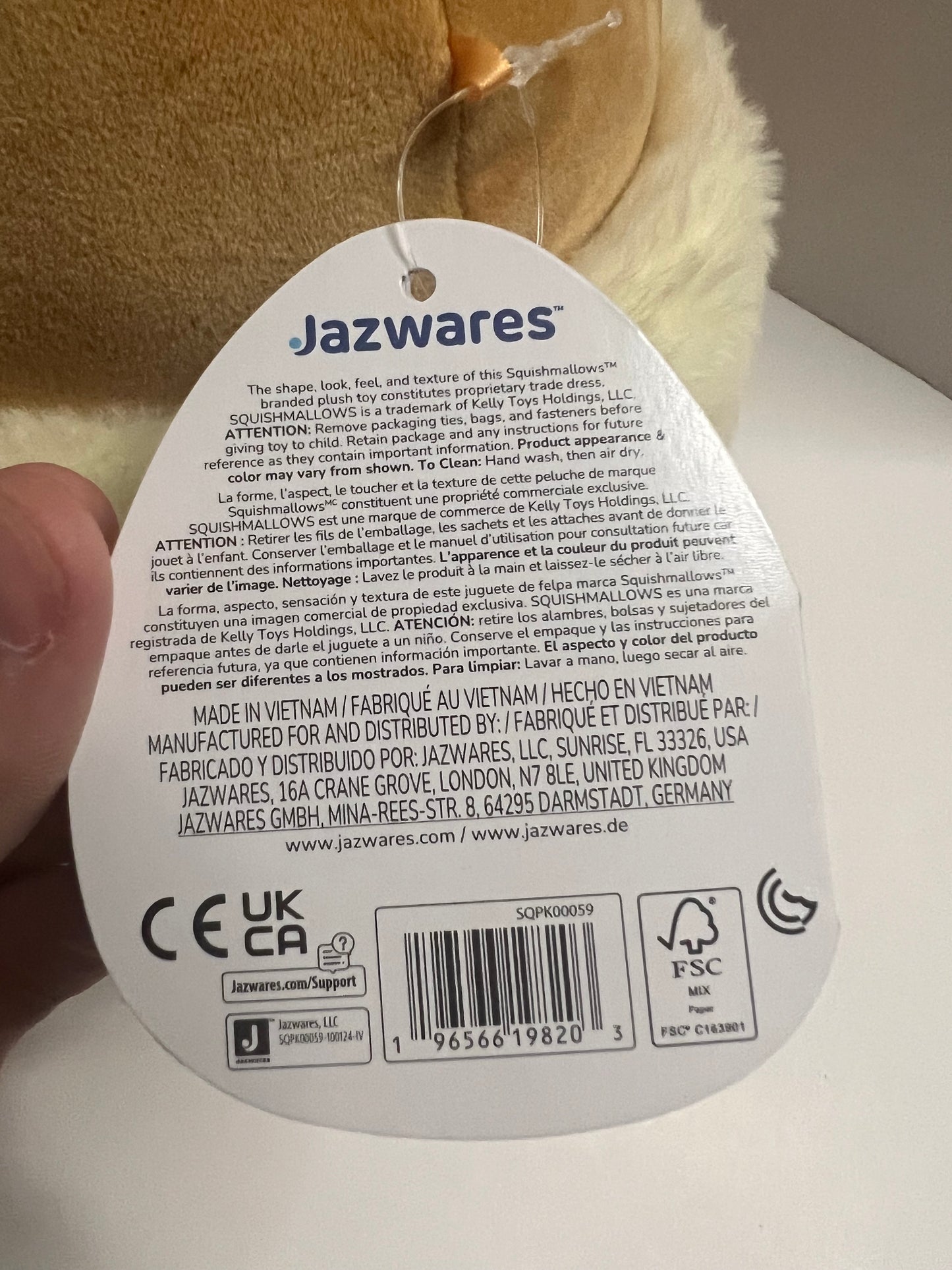 Squishmallows Pokémon Eevee 10-Inch - 2025 Kelly Toy